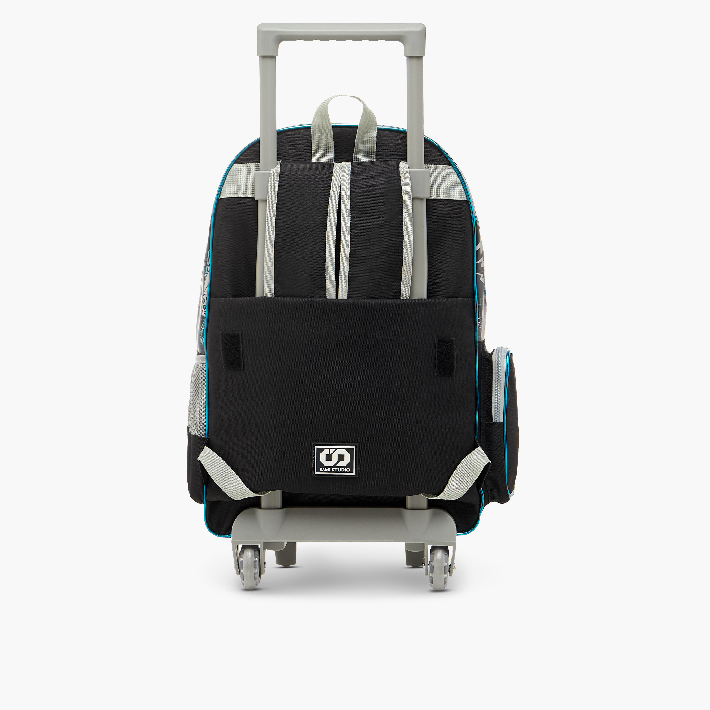 SAMI STUDIO 17-inch Gamer Print Trolley Backpack with Retractable Handle - 33x14x45 cms-school-bagsandbackpacks-trolleybags-image-5