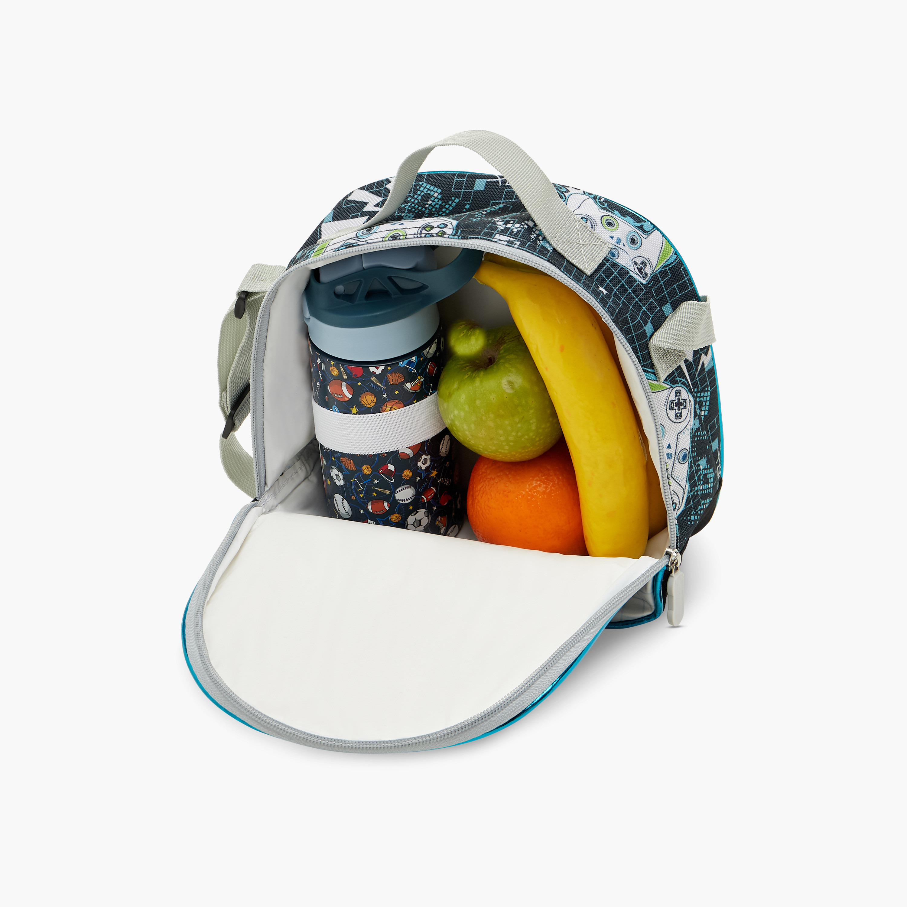 SAMI STUDIO Gamer Print Lunch Bag with Adjustable Strap-school-lunchessentials-lunchbags-image-7