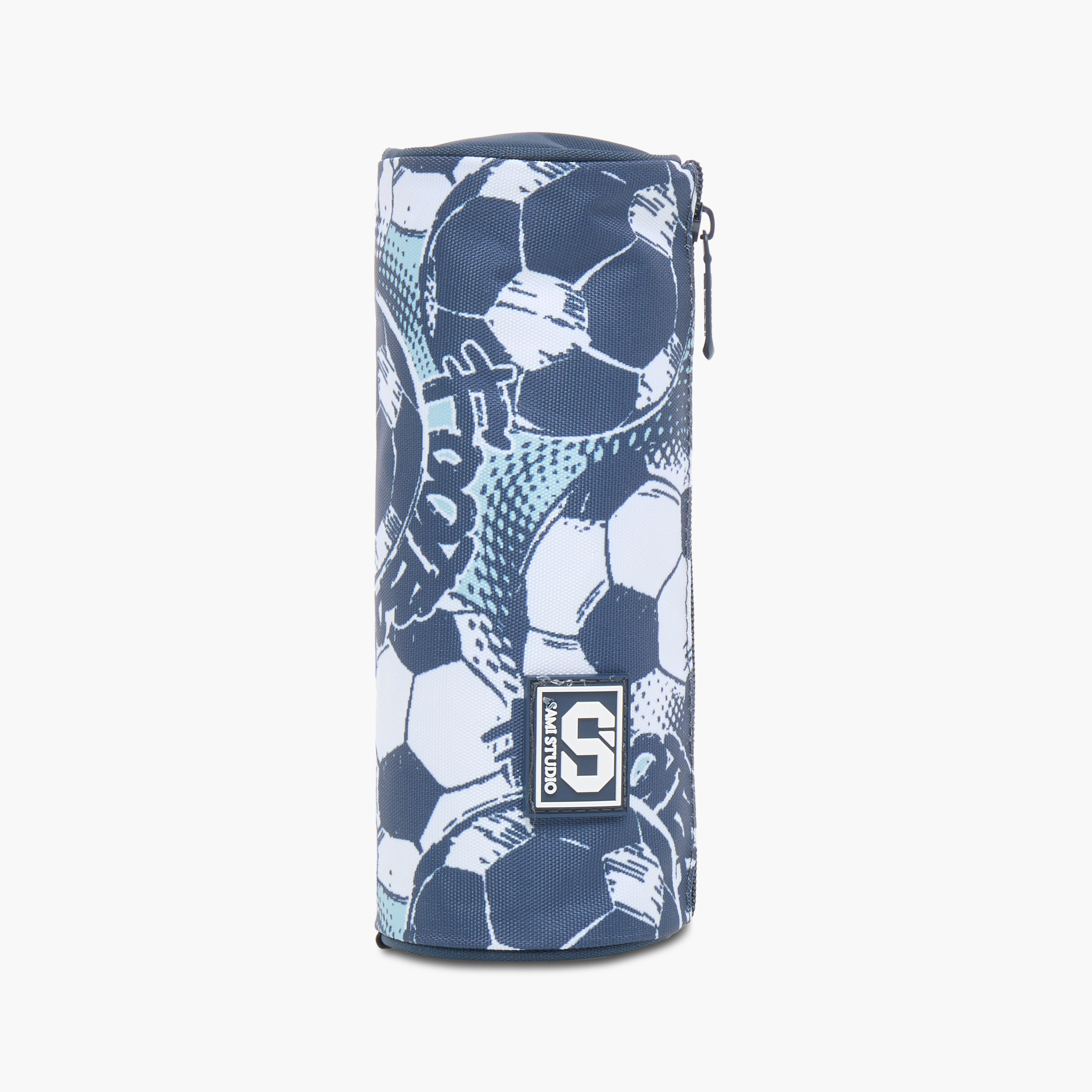 SAMI STUDIO Football Print Pencil Pouch with Zip Closure-school-stationery-pencilcases-image-3