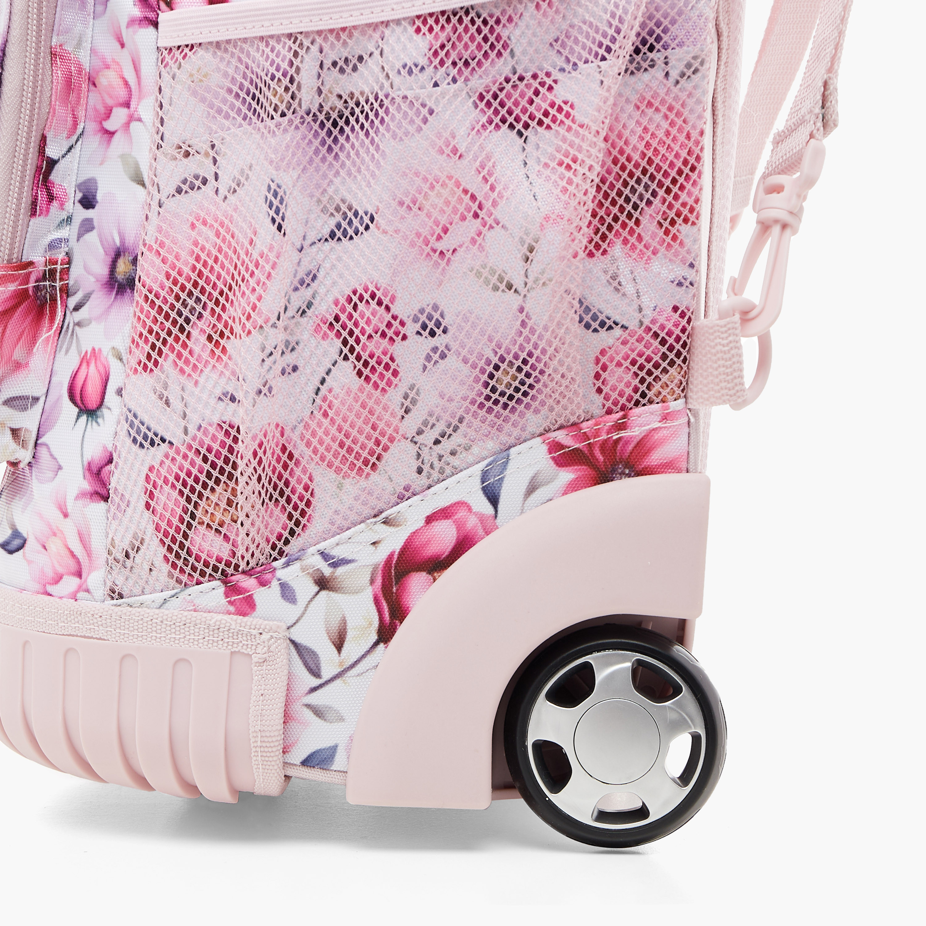 SAMI STUDIO Floral Print Softcase Trolley Bag with Retractable Handle-school-bagsandbackpacks-trolleybags-image-10