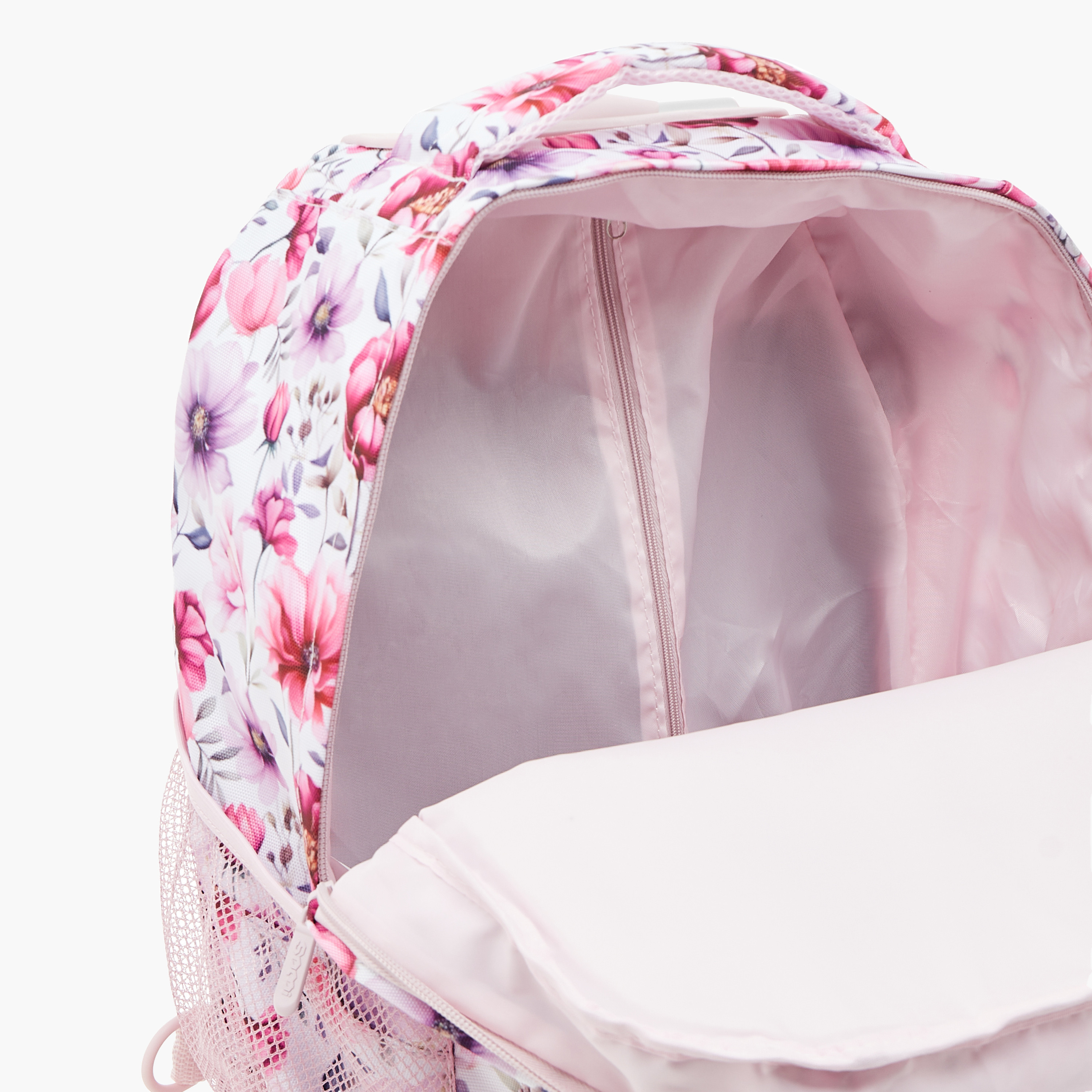 SAMI STUDIO Floral Print Softcase Trolley Bag with Retractable Handle-school-bagsandbackpacks-trolleybags-image-13