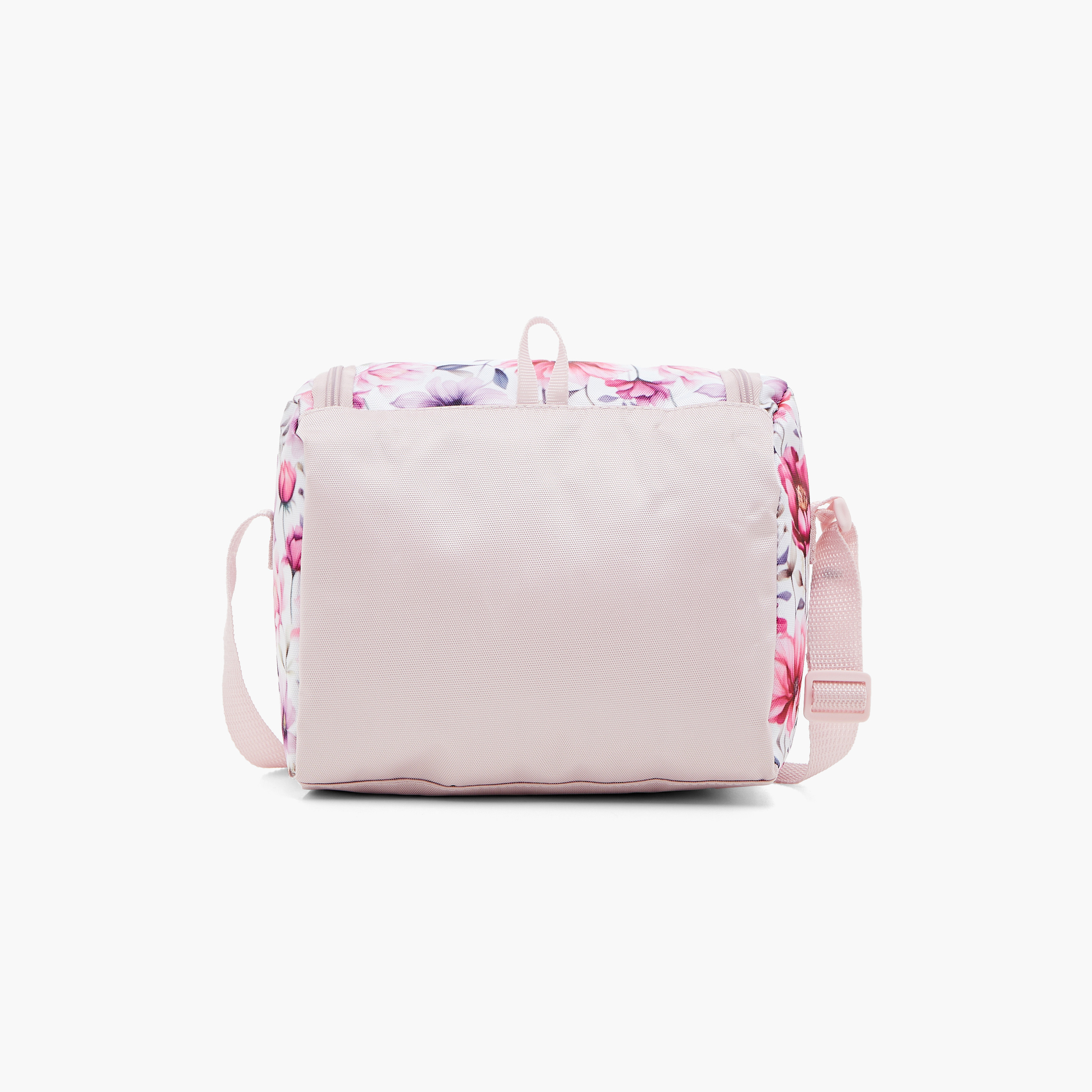 SAMI STUDIO All-Over Floral Print Lunch Bag with Adjustable Strap and Zip Closure-school-lunchessentials-lunchbags-image-3