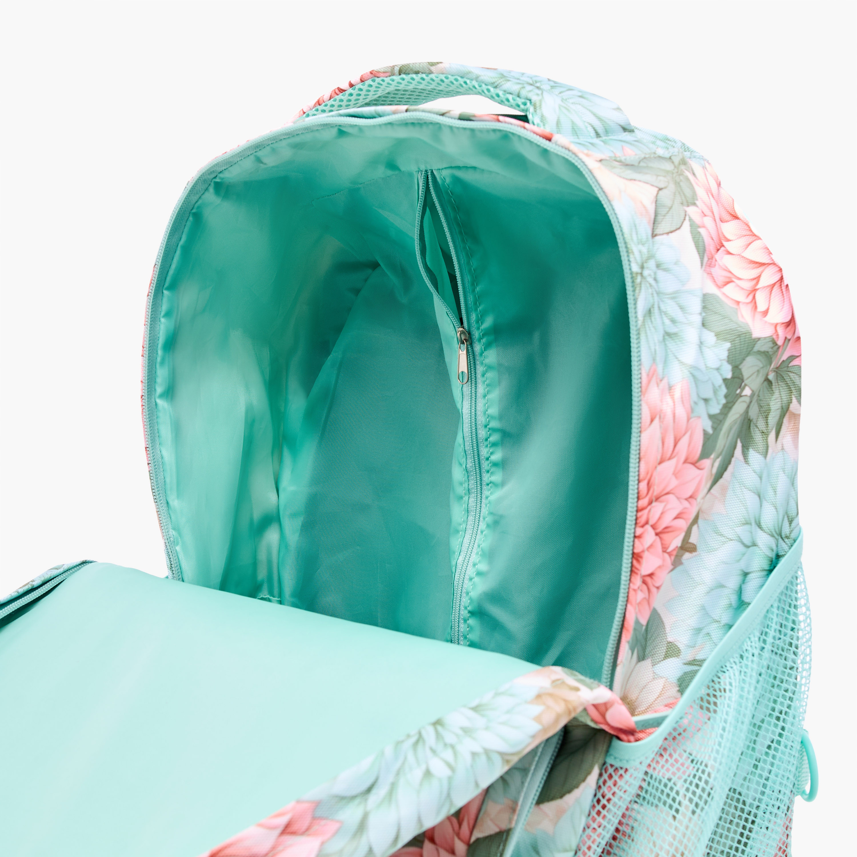 SAMI STUDIO Floral Print 18-inch Trolley Backpack with Adjustable Straps - 43x32x18 cms-school-bagsandbackpacks-trolleybags-image-13