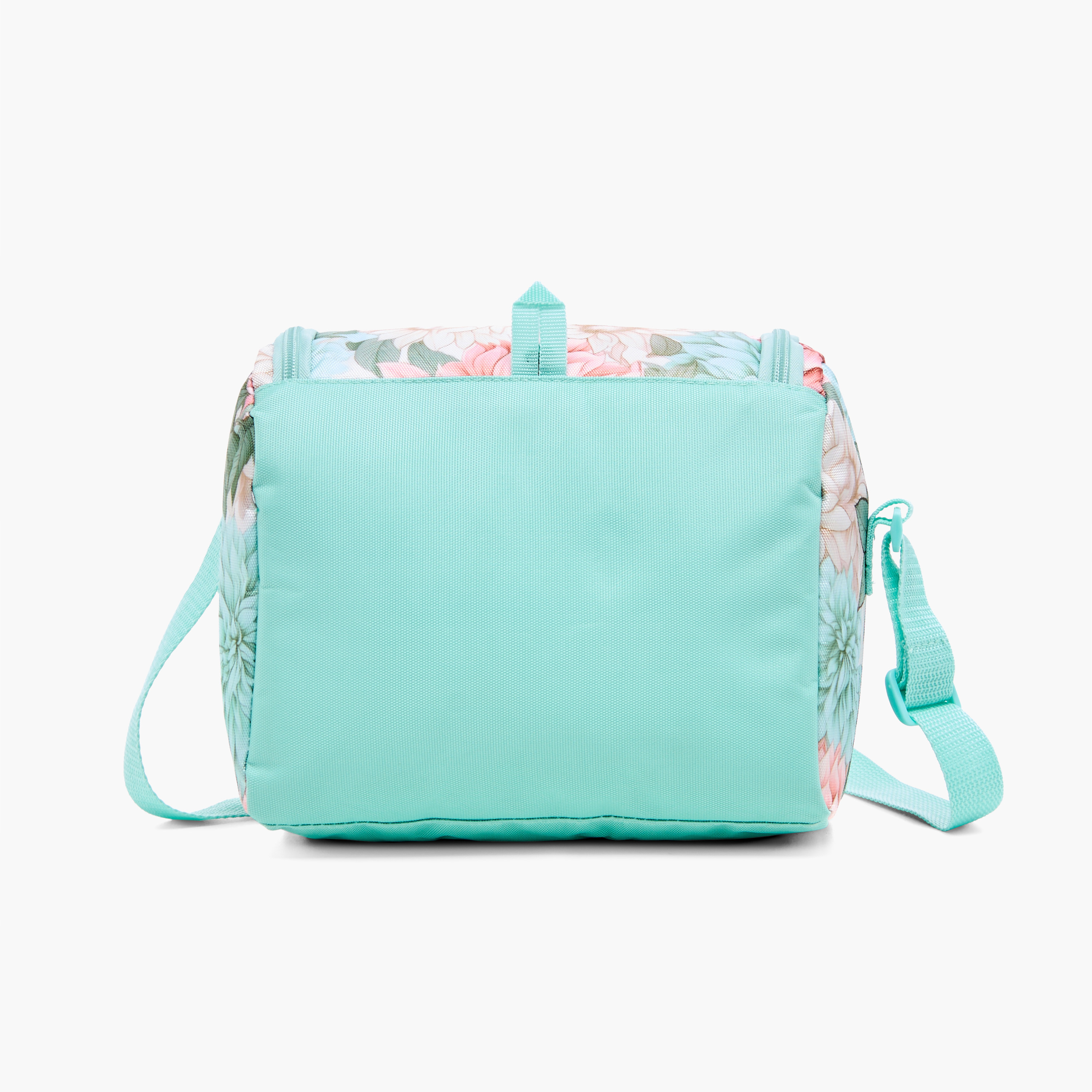 SAMI STUDIO Floral Print Lunch Bag with Adjustable Strap and Zip Closure-school-lunchessentials-lunchbags-image-3