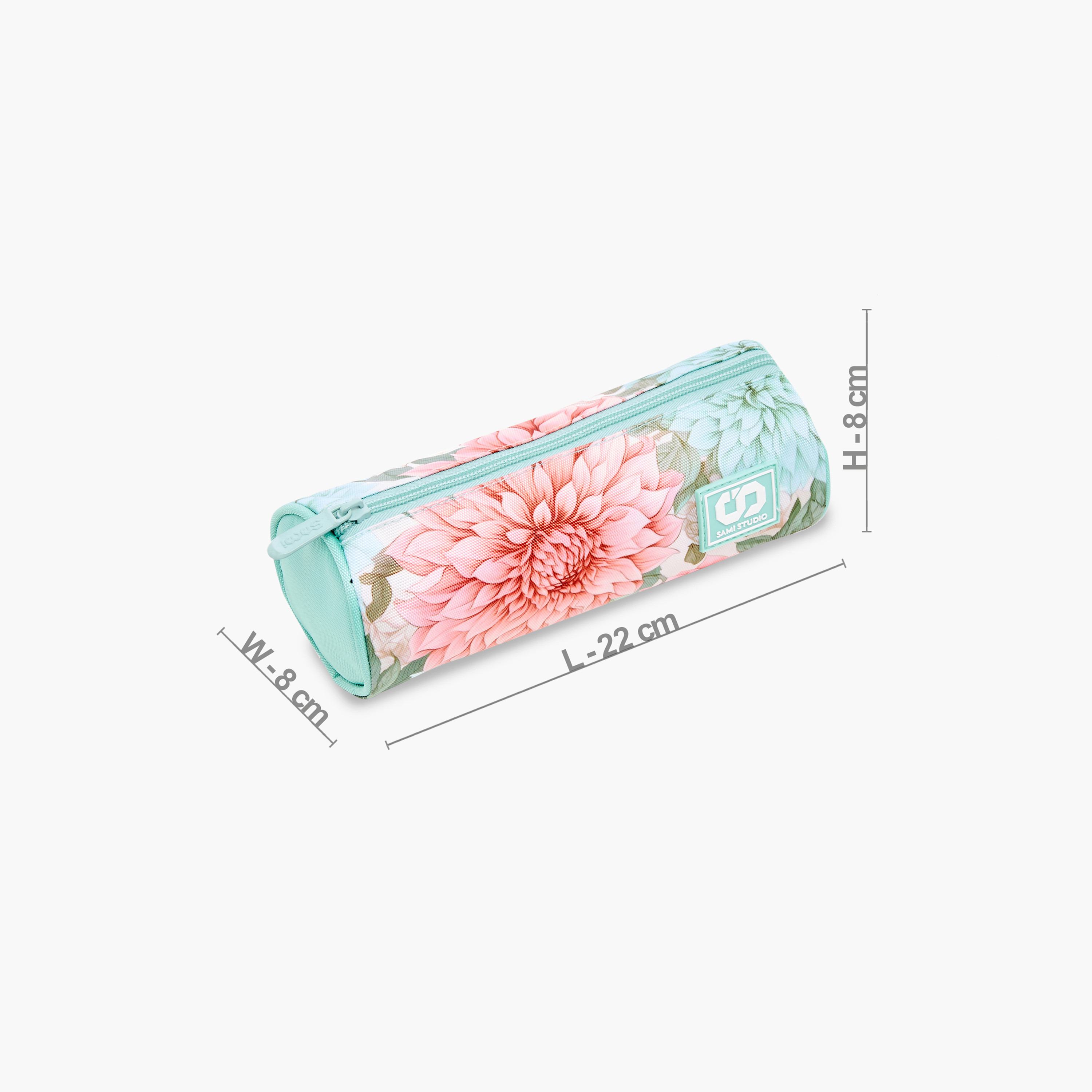 SAMI STUDIO Floral Print Pencil Pouch with Zip Closure-school-stationery-pencilcases-image-2