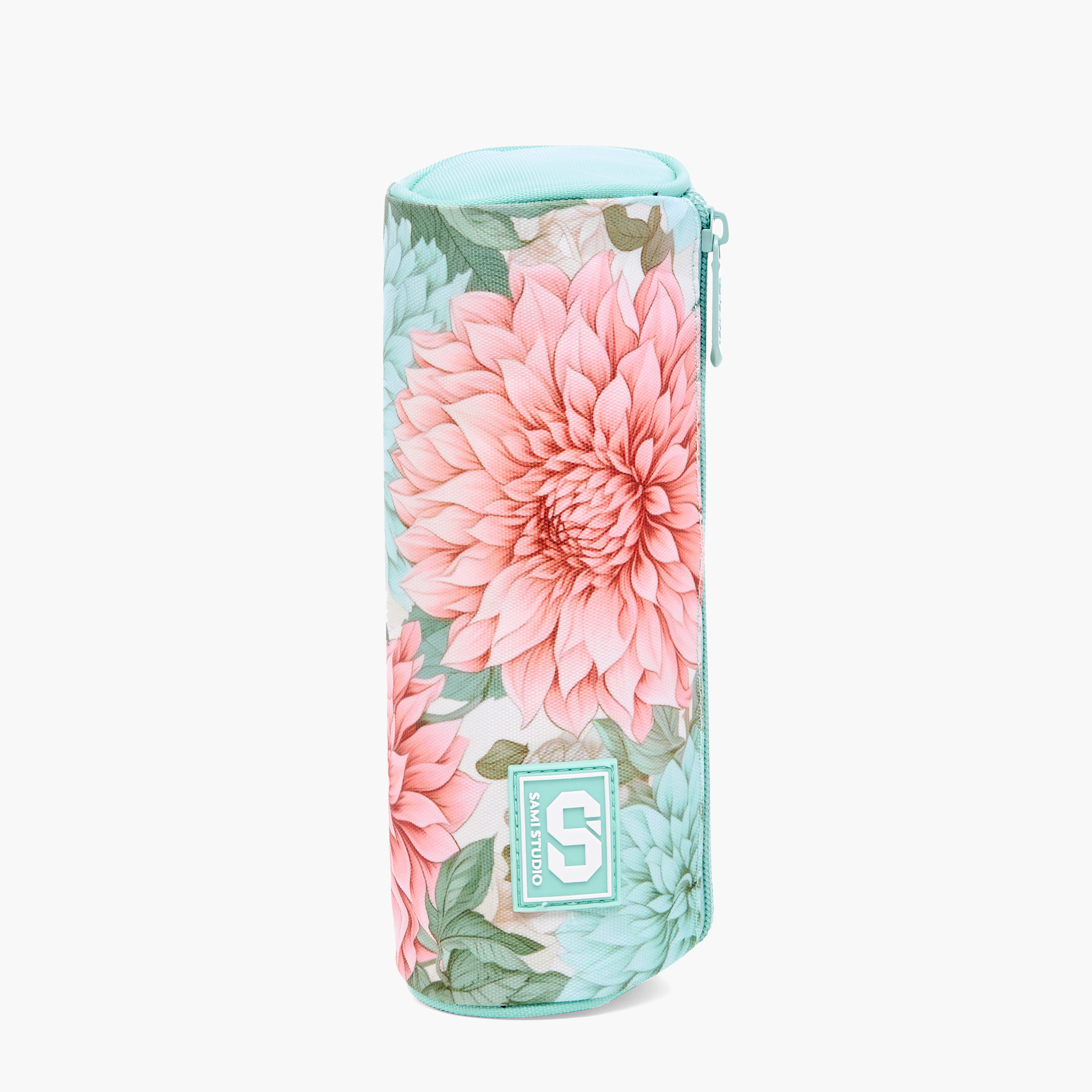 SAMI STUDIO Floral Print Pencil Pouch with Zip Closure-school-stationery-pencilcases-image-3