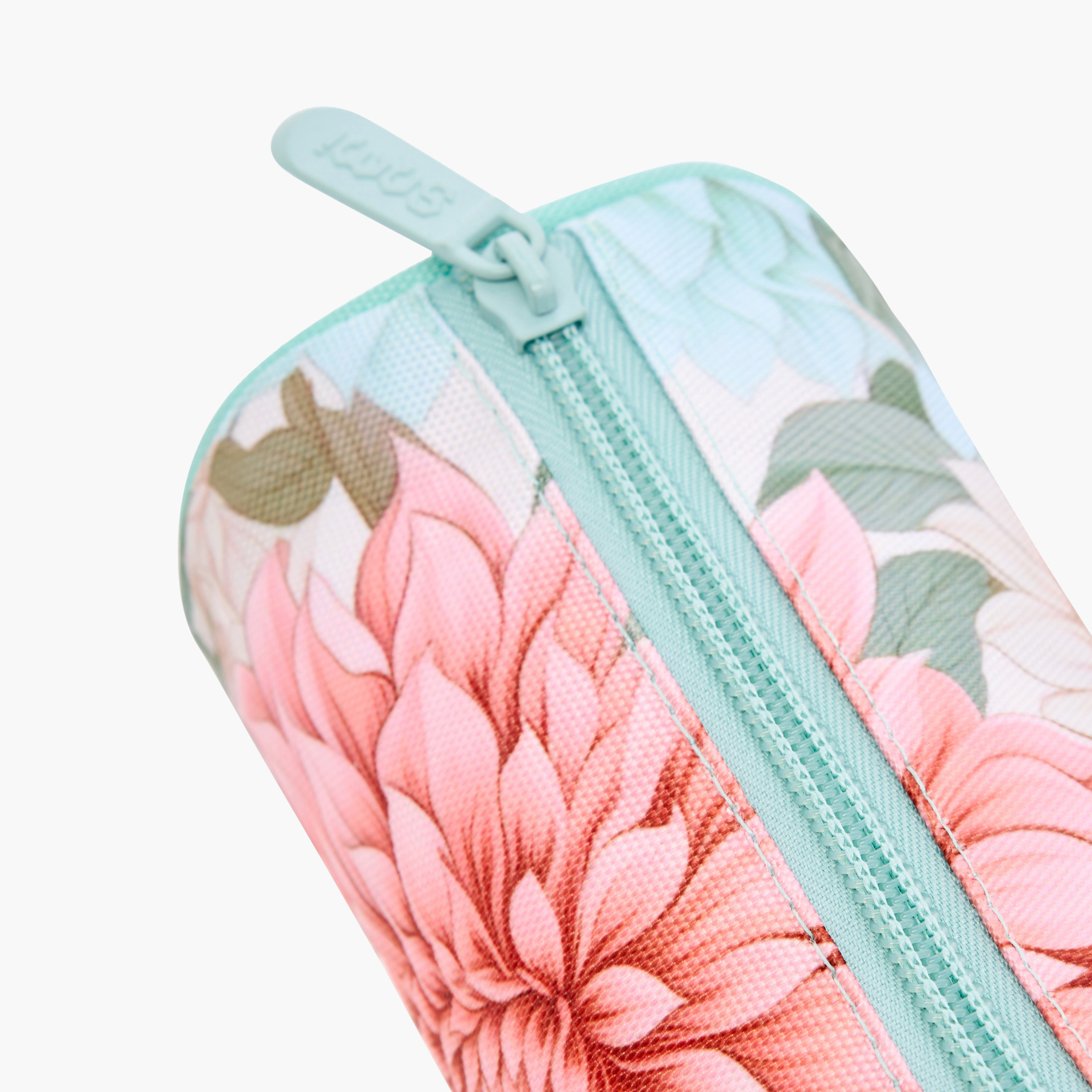 SAMI STUDIO Floral Print Pencil Pouch with Zip Closure-school-stationery-pencilcases-image-5