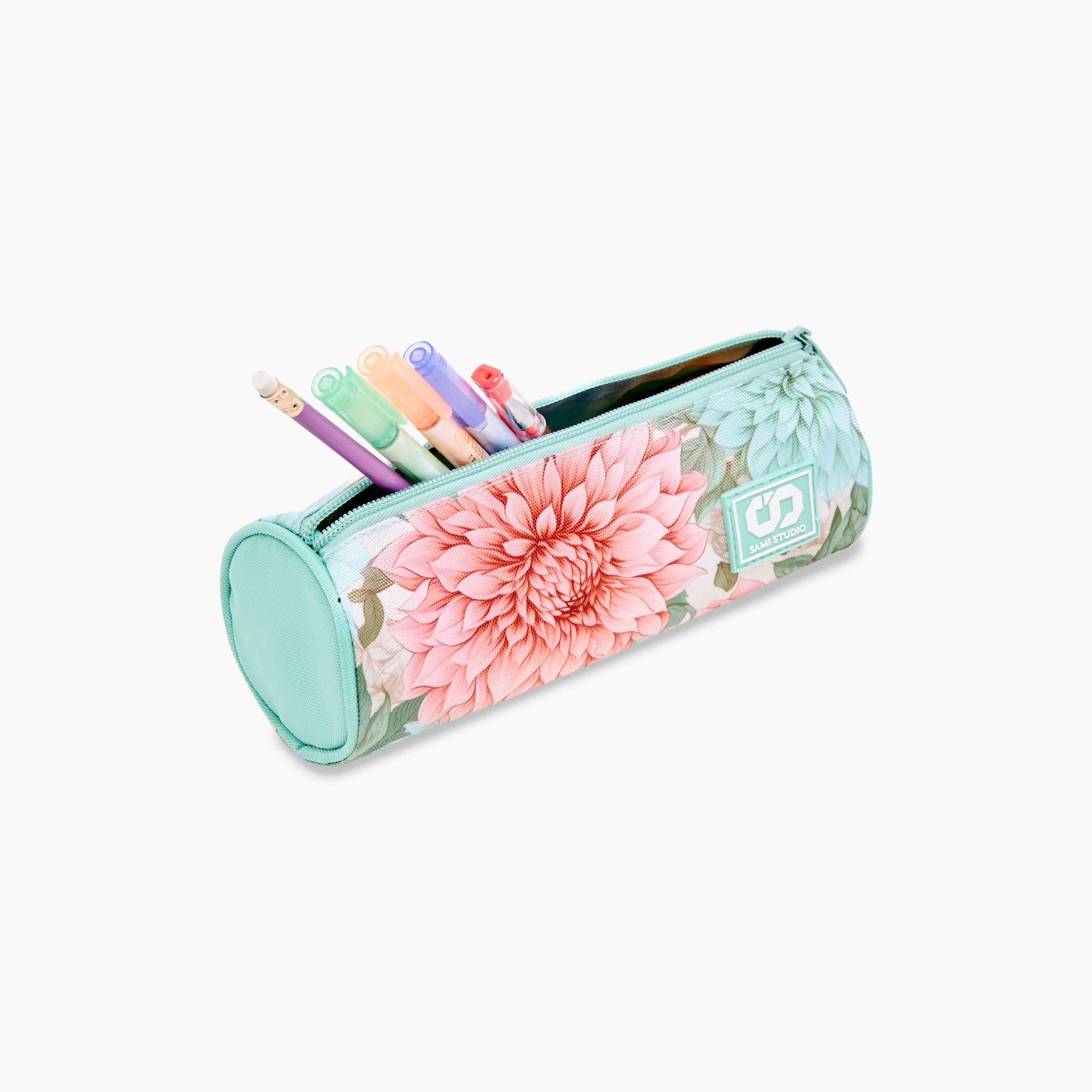 SAMI STUDIO Floral Print Pencil Pouch with Zip Closure-school-stationery-pencilcases-image-8