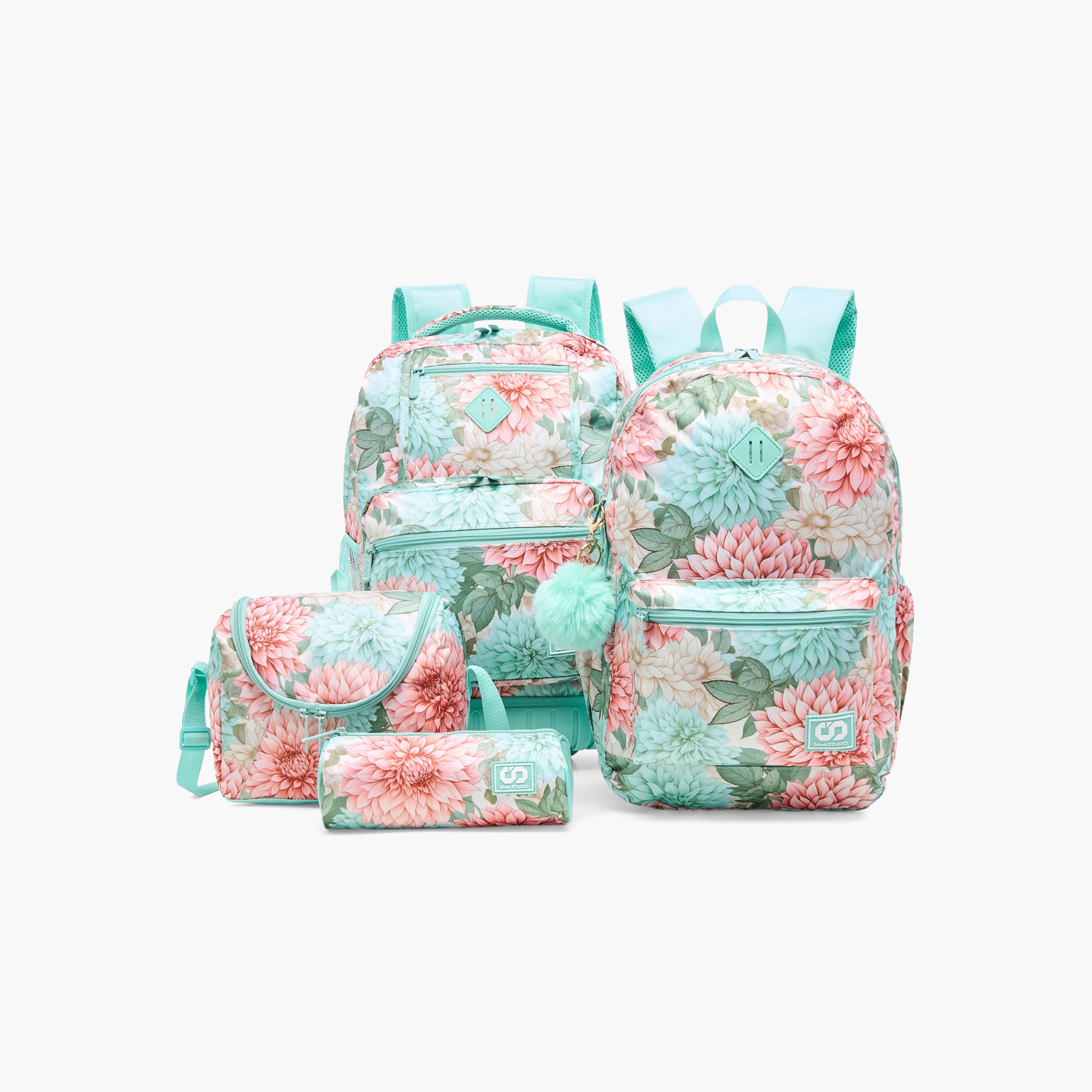 SAMI STUDIO Floral Print Pencil Pouch with Zip Closure-school-stationery-pencilcases-image-9
