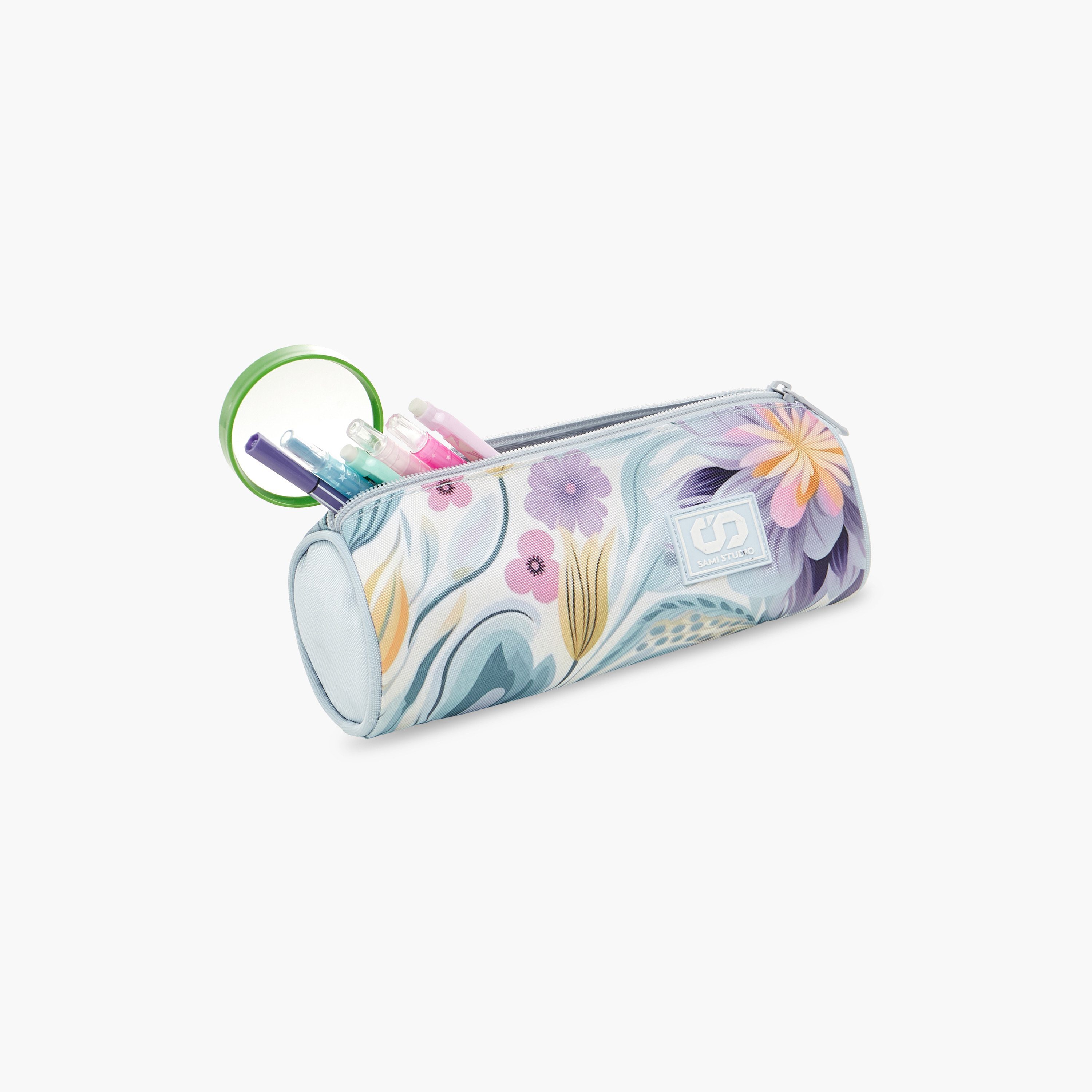 SAMI STUDIO Floral Print Pencil Pouch with Zip Closure-school-stationery-pencilcases-image-7