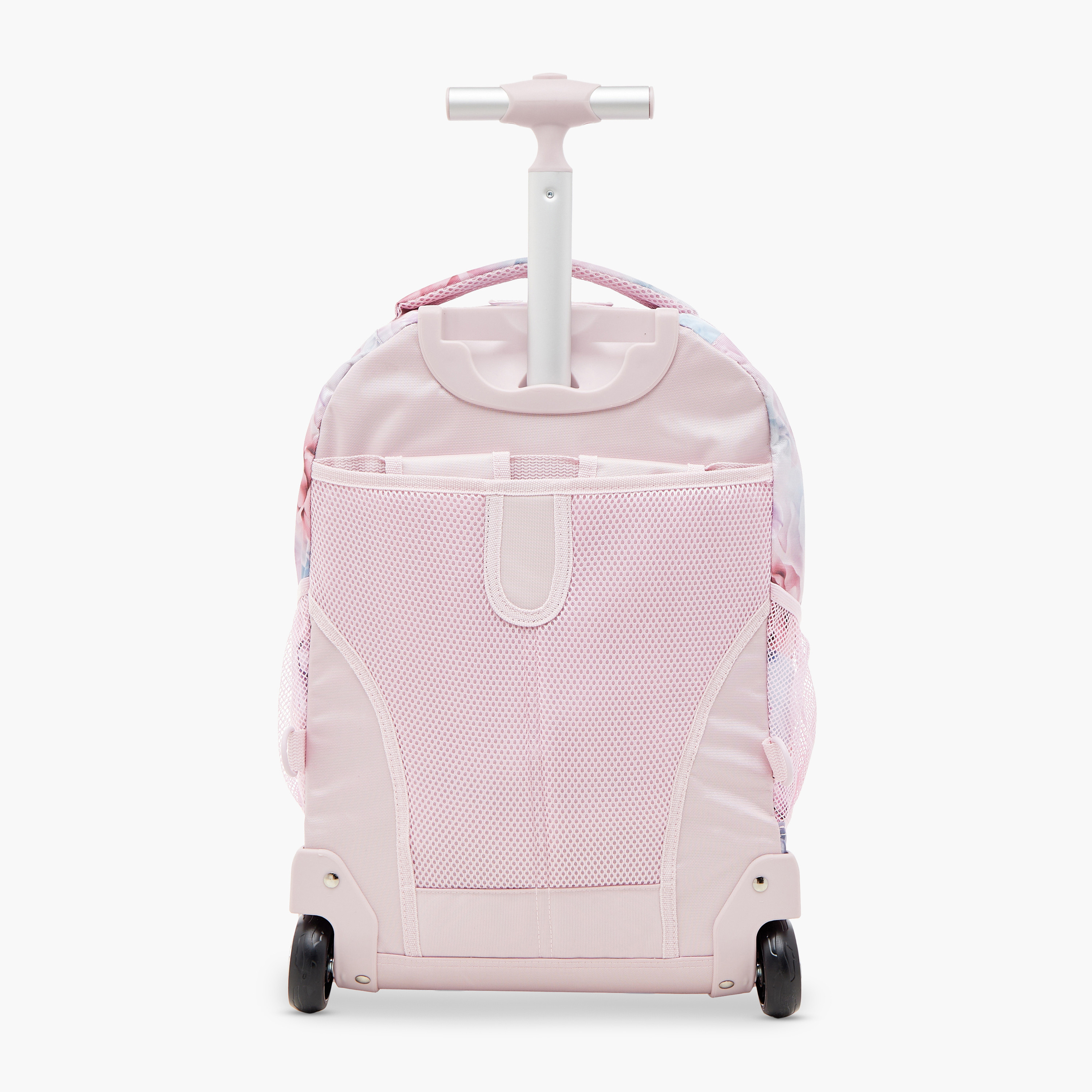 SAMI STUDIO Floral Print Softcase Trolley Bag with Retractable Handle-school-bagsandbackpacks-trolleybags-image-5