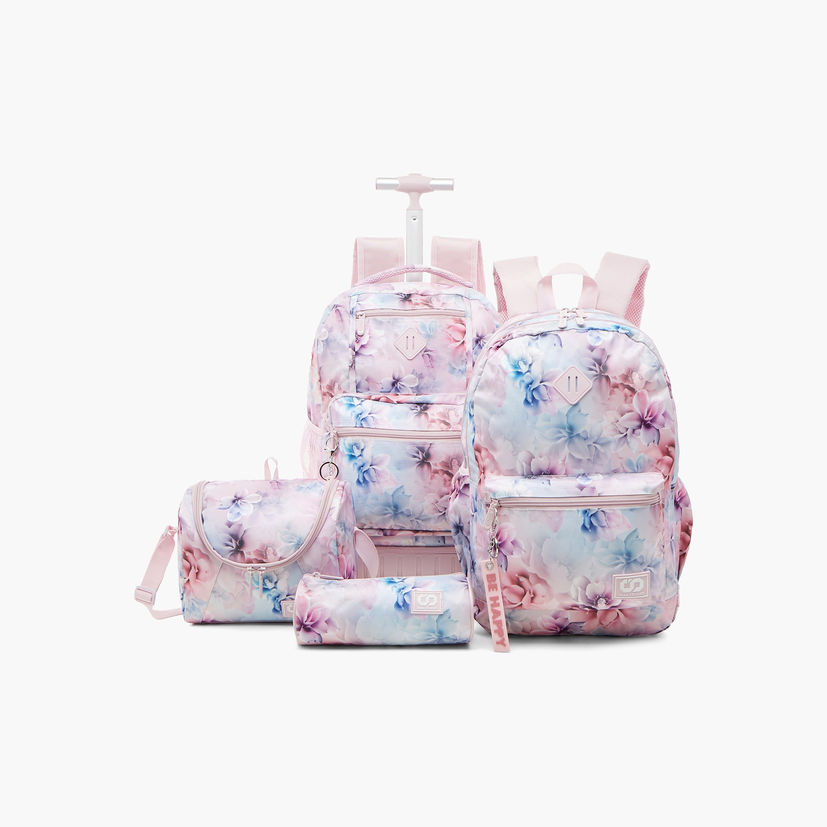 شنطة غداء بحزام قابل للتعديل وسحاب إغلاق وطبعات أزهار من سامي ستوديو-school-lunchessentials-lunchbags-image-8