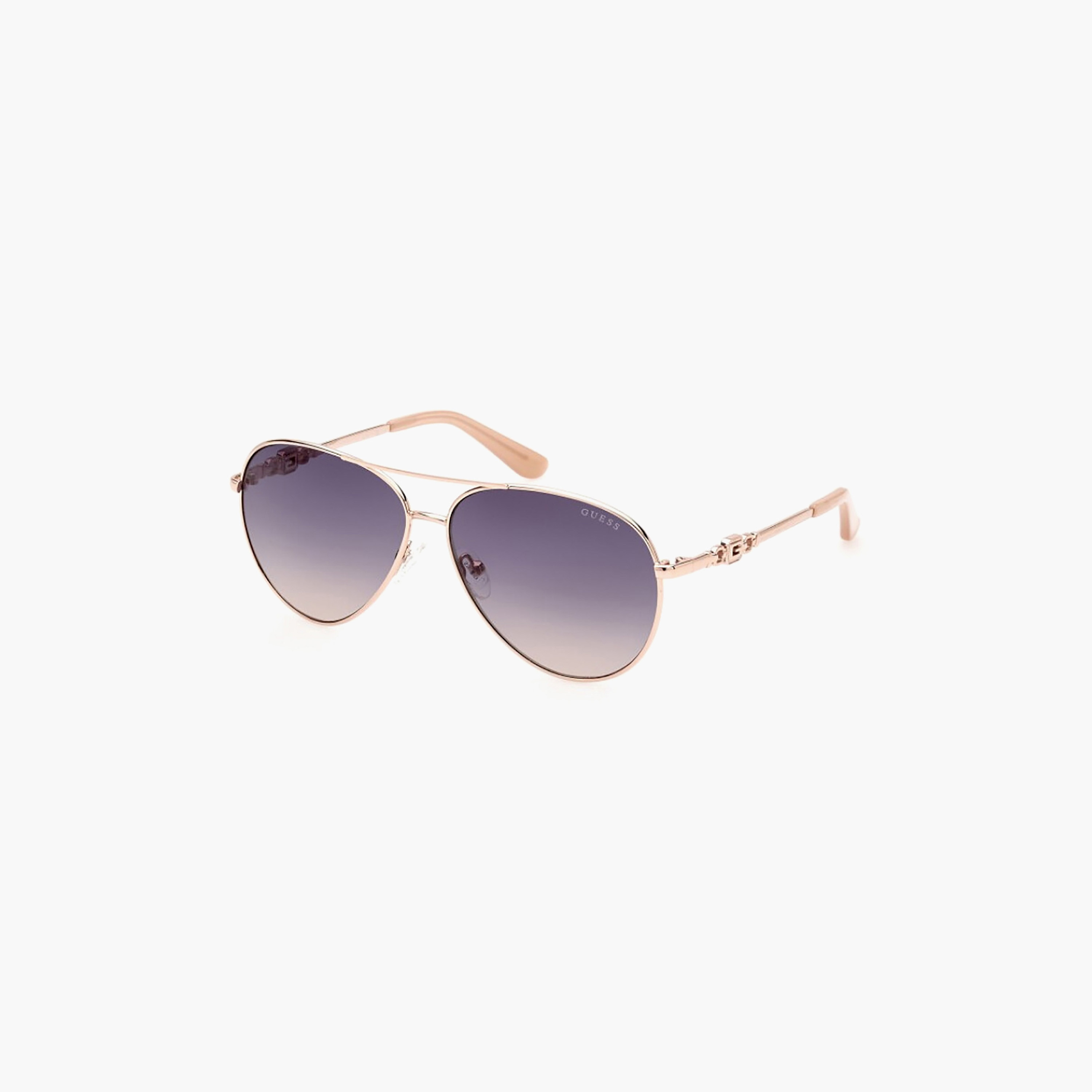 Buy Women s Guess Women s Gradient Blue Lens 58 mm Aviator Sunglasses GU7885 H Online Centrepoint UAE