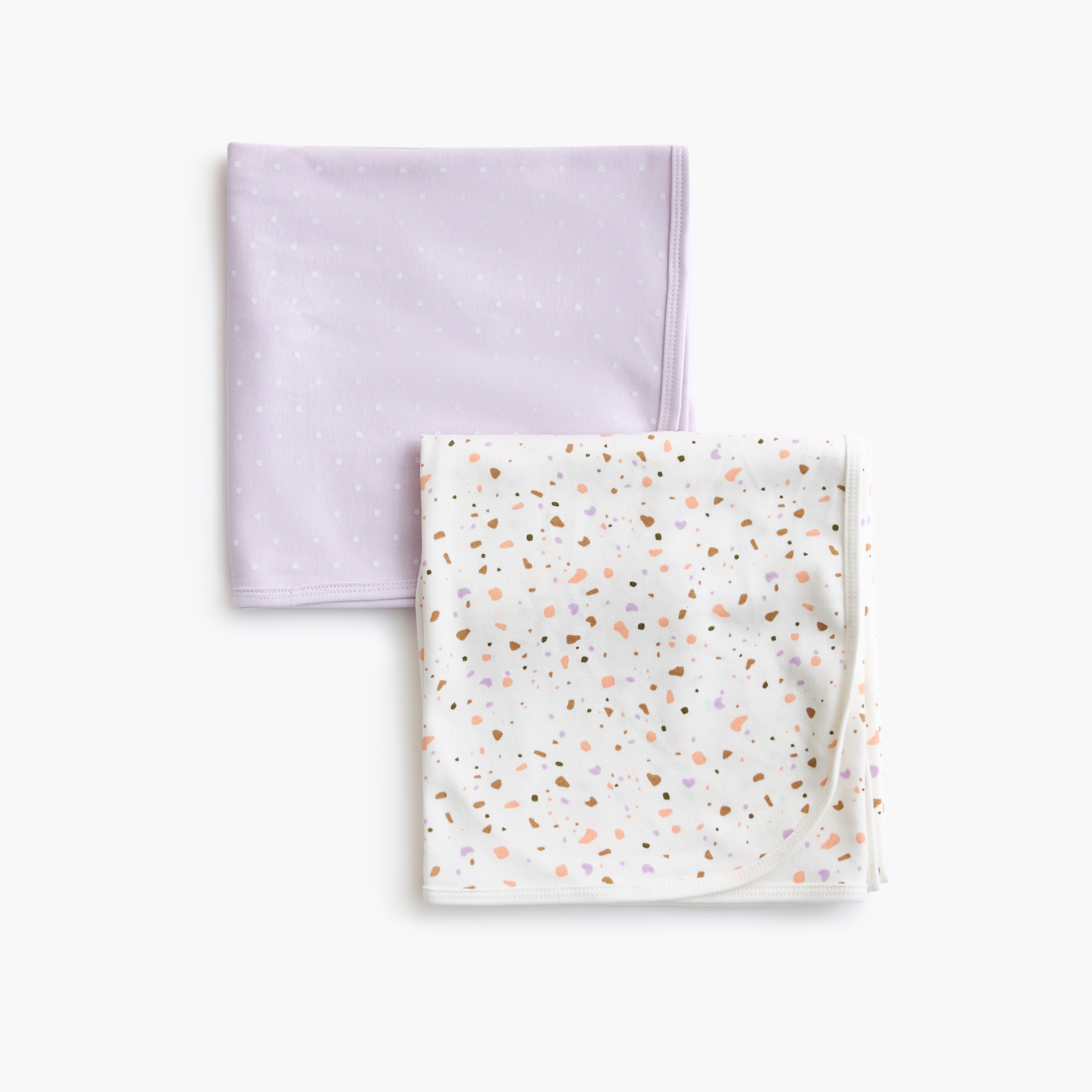 طقم بطانيات لحديثي الولادة قطعتين بطبعات من جونيورز - 70x70 سم-baby-nursery-blanketsandswaddles-receivingblankets-image-3