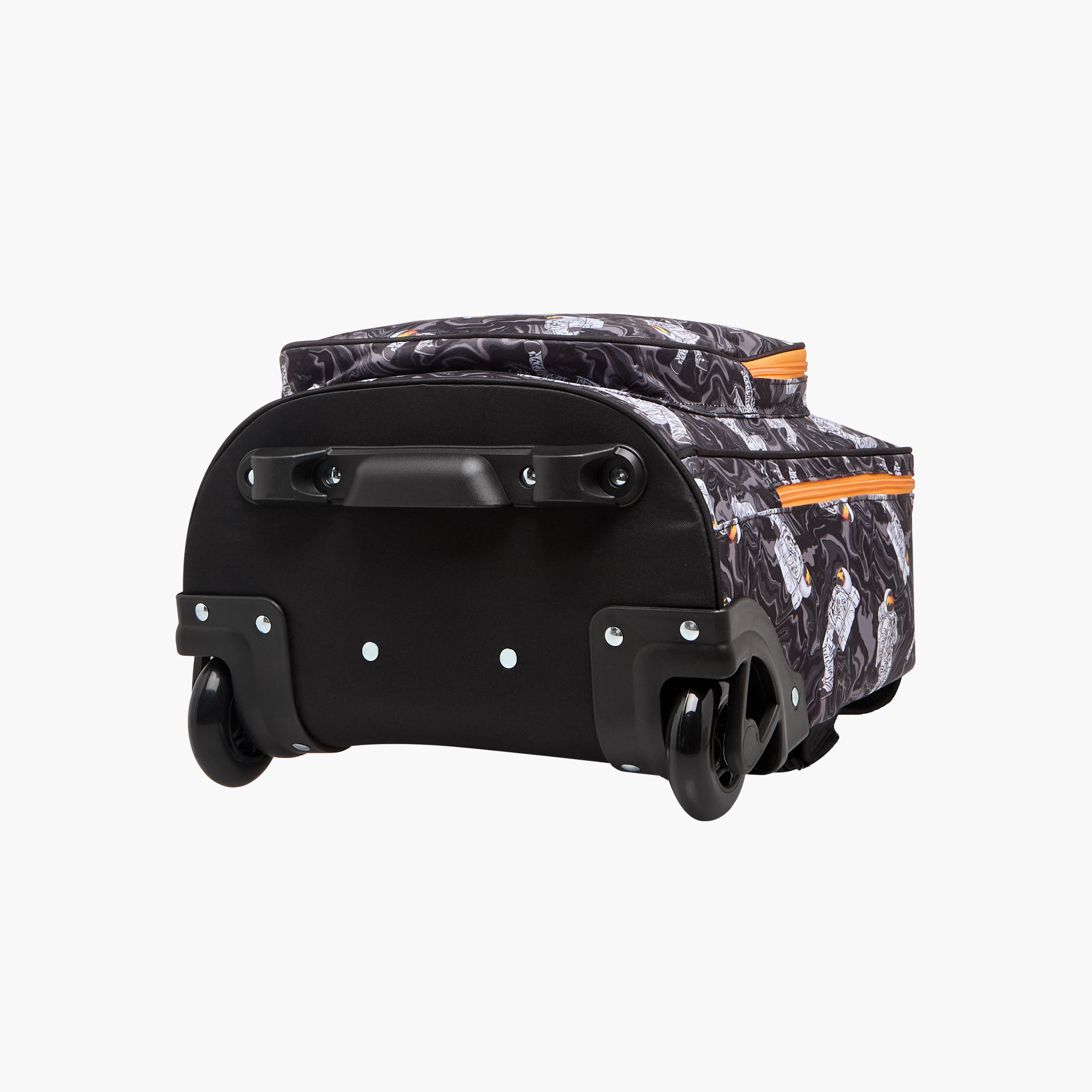 Gamer Print Trolley Backpack with Lunch Bag and Pencil Pouch-school-bagsandbackpacks-sets-image-11