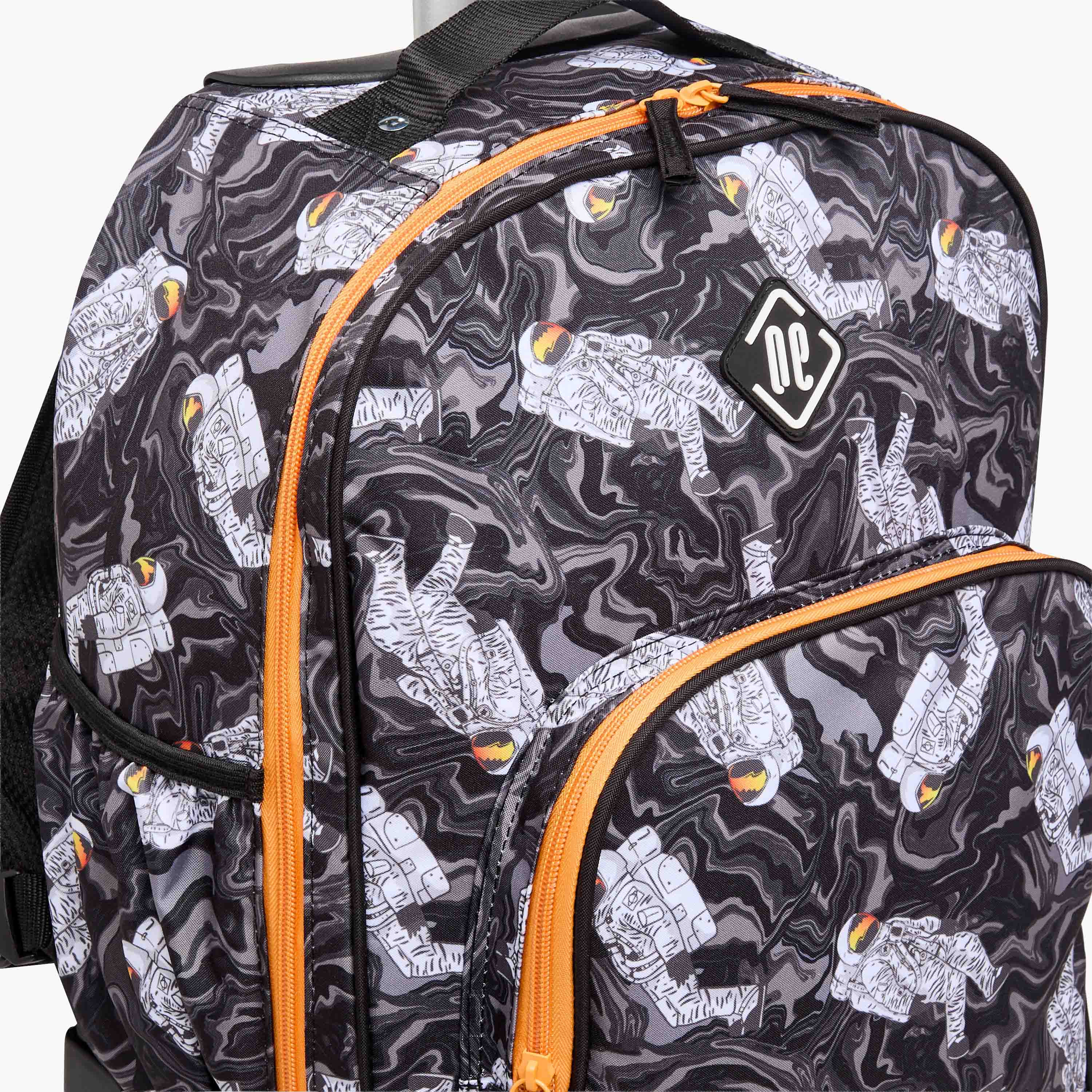 Gamer Print Trolley Backpack with Lunch Bag and Pencil Pouch-school-bagsandbackpacks-sets-image-8