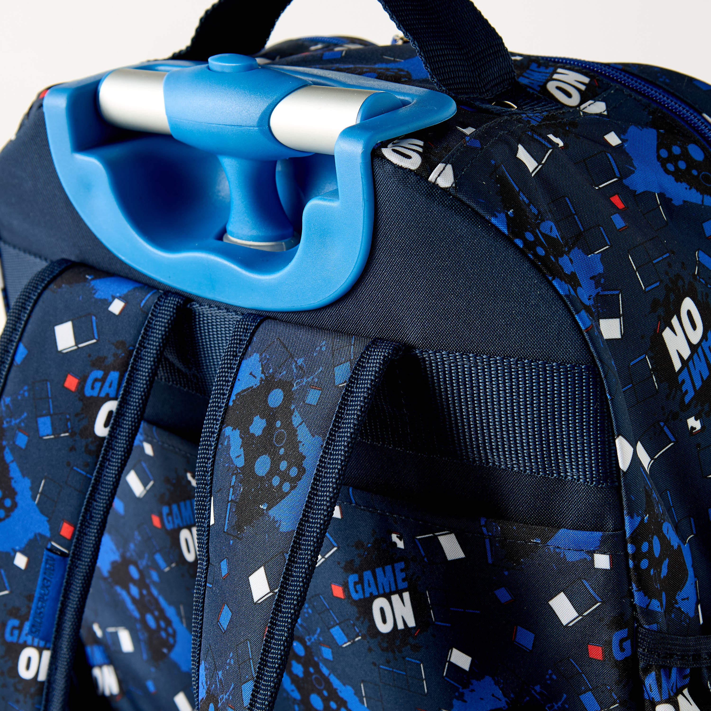Gamer Print Trolley Backpack with Lunch Bag and Pencil Pouch-school-bagsandbackpacks-sets-image-7