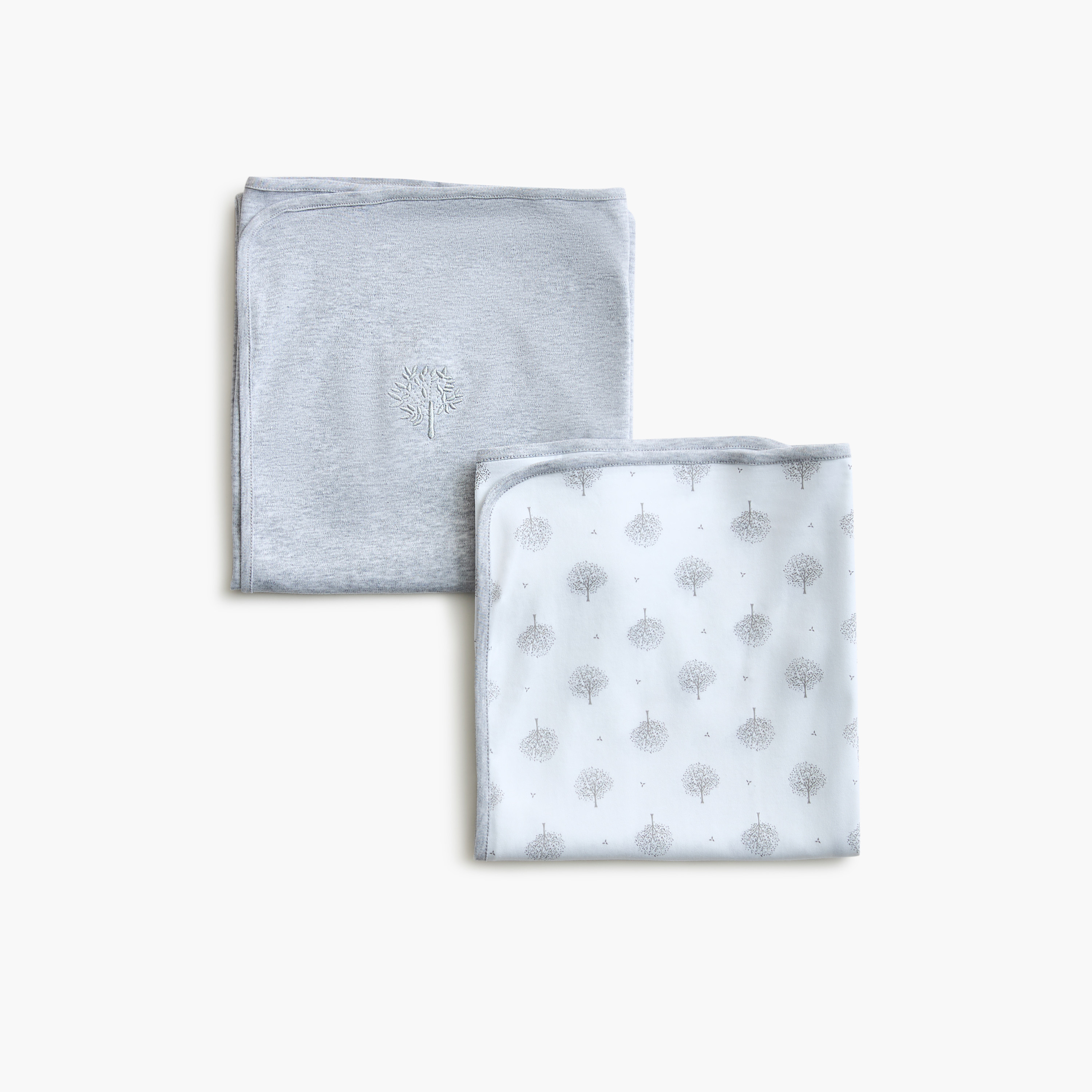 Juniors 2-Piece Tree Print Receiving Blanket Set - 70x70 cm-baby-nursery-blanketsandswaddles-receivingblankets-image-3