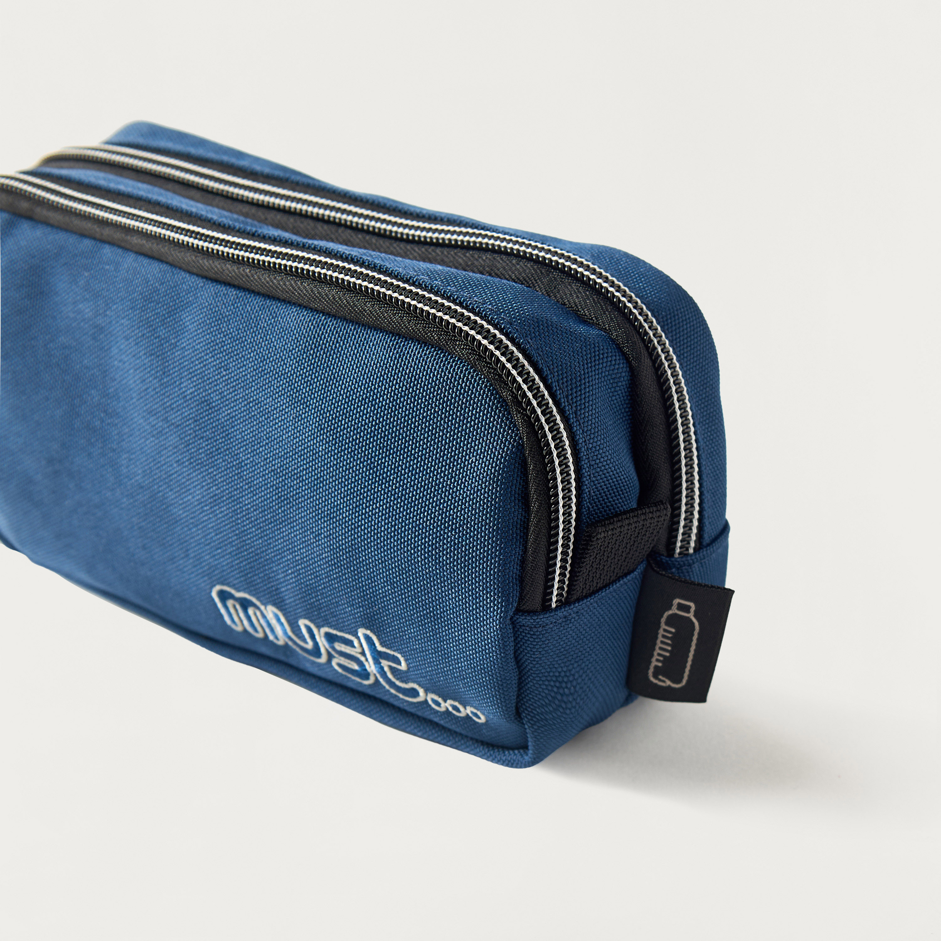 Must Embroidered 2-Compartment Pencil Pouch with Zip Closure-school-stationery-pencilcases-image-6