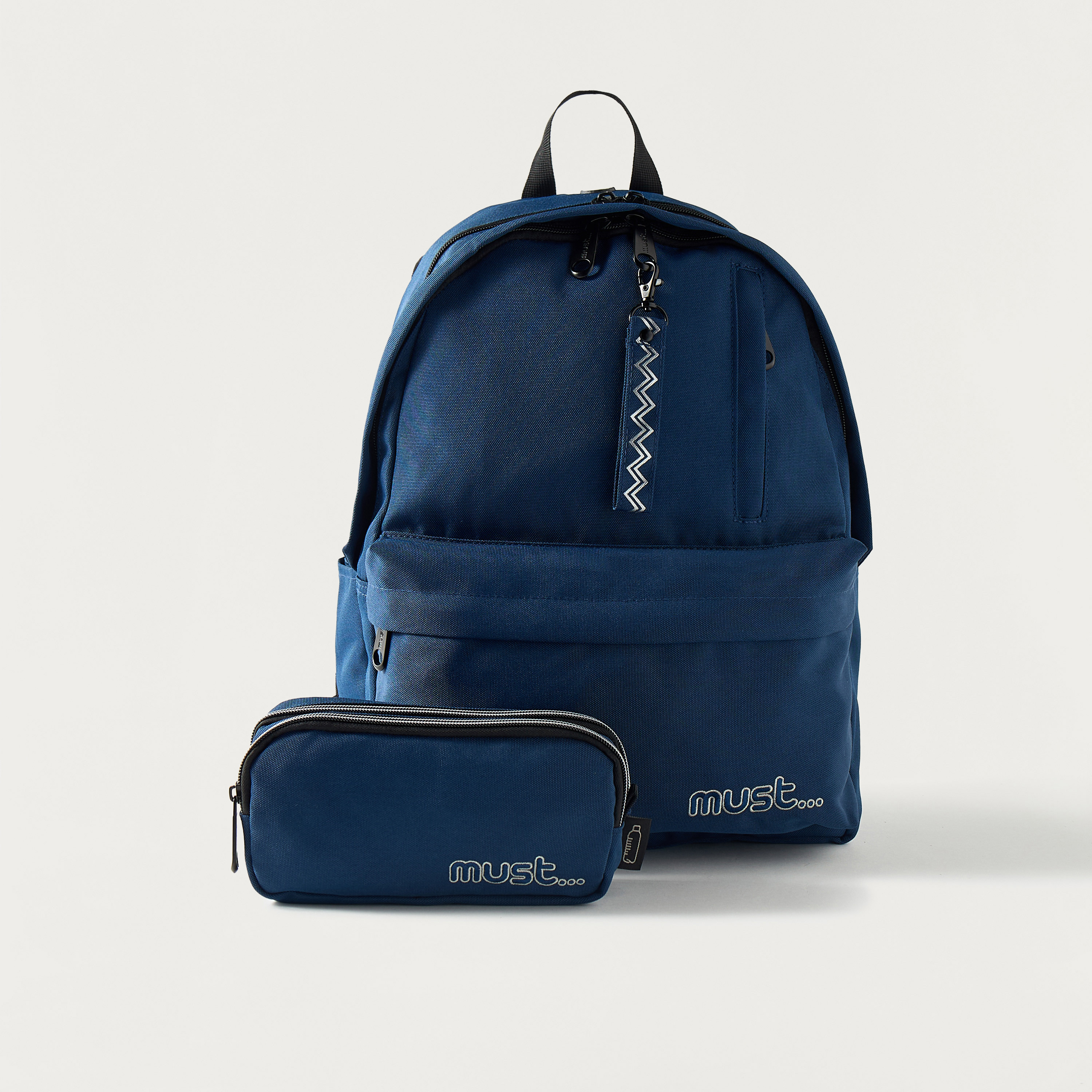 Must Embroidered 2-Compartment Pencil Pouch with Zip Closure-school-stationery-pencilcases-image-7