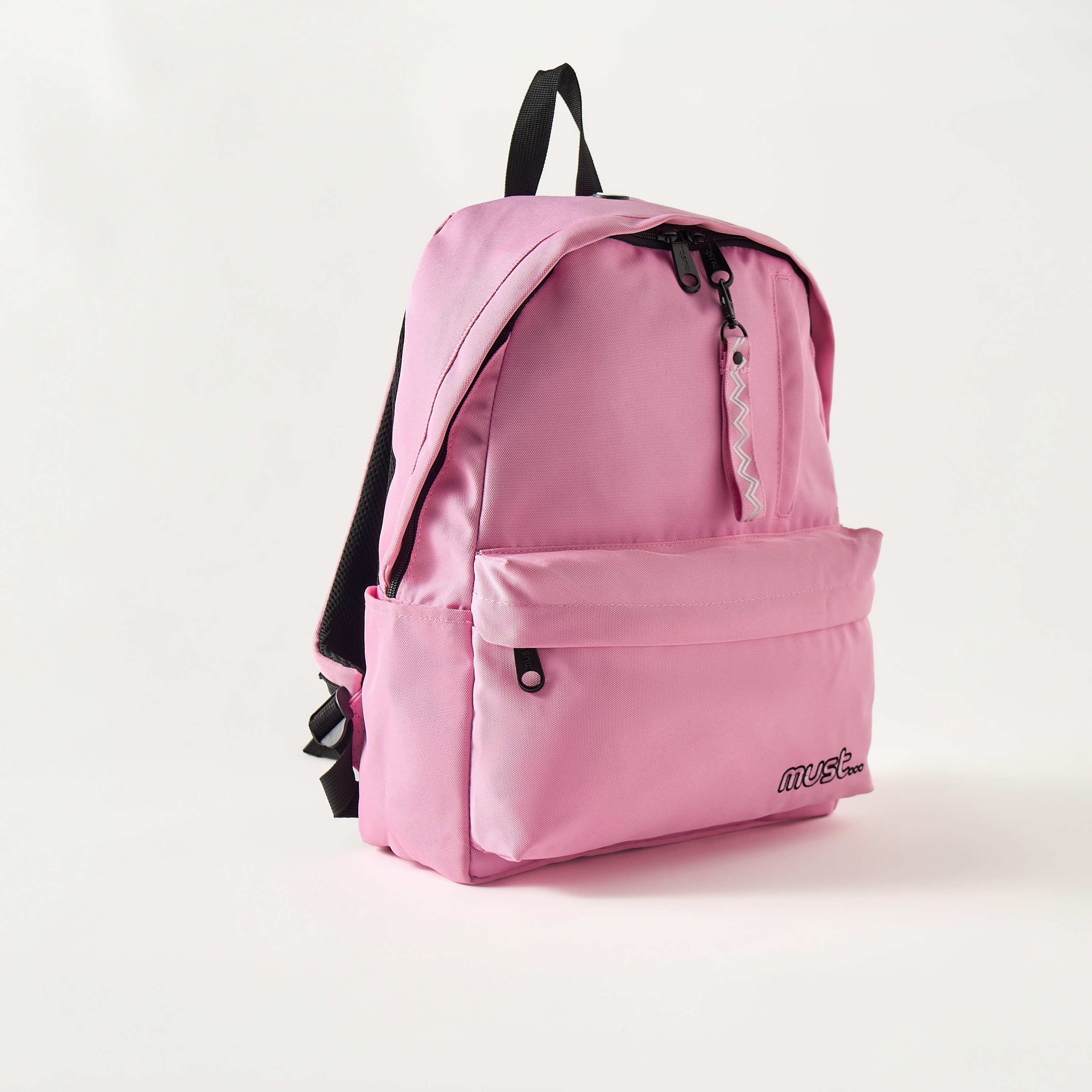 Must Solid 16-inch Backpack with Adjustable Straps - 32x17x42 cms-school-bagsandbackpacks-backpacks-image-2