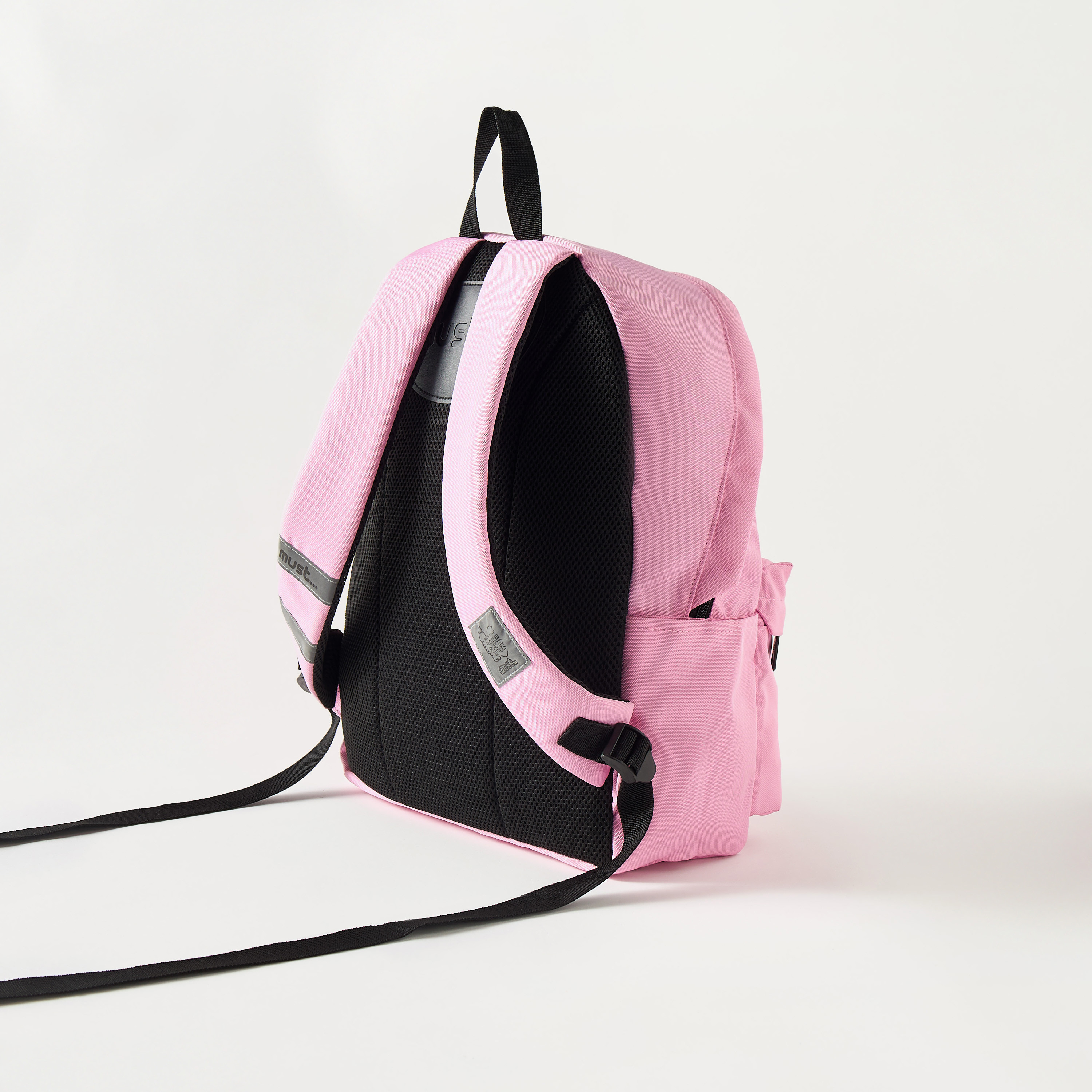Must Solid 16-inch Backpack with Adjustable Straps - 32x17x42 cms-school-bagsandbackpacks-backpacks-image-3