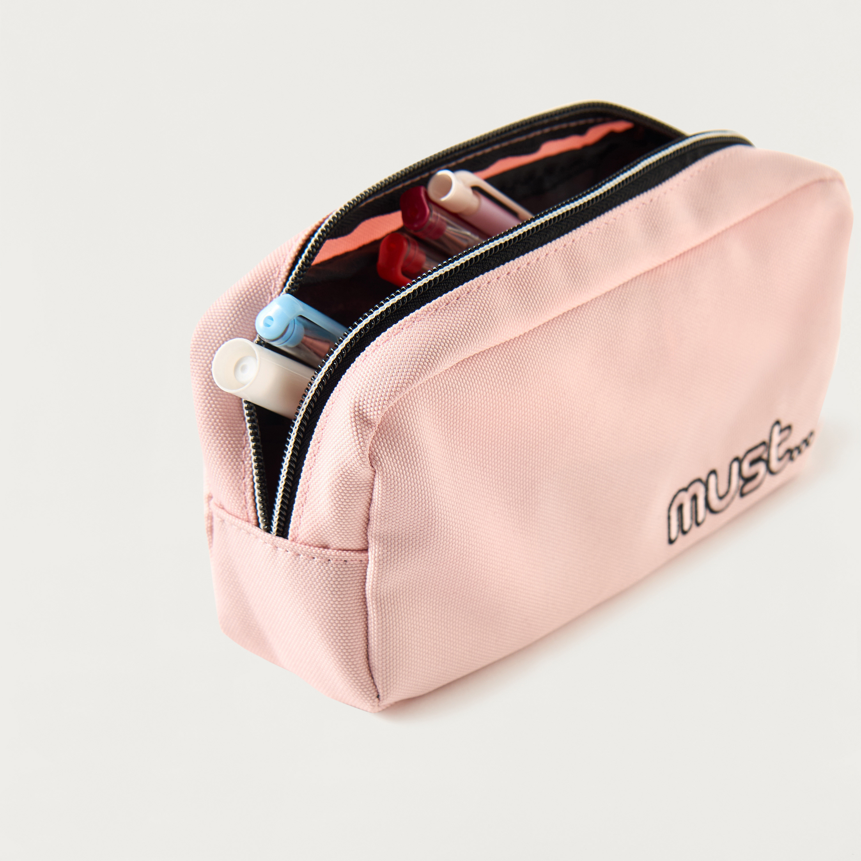 Must Solid Pencil Pouch with Zip Closure-school-stationery-pencilcases-image-6