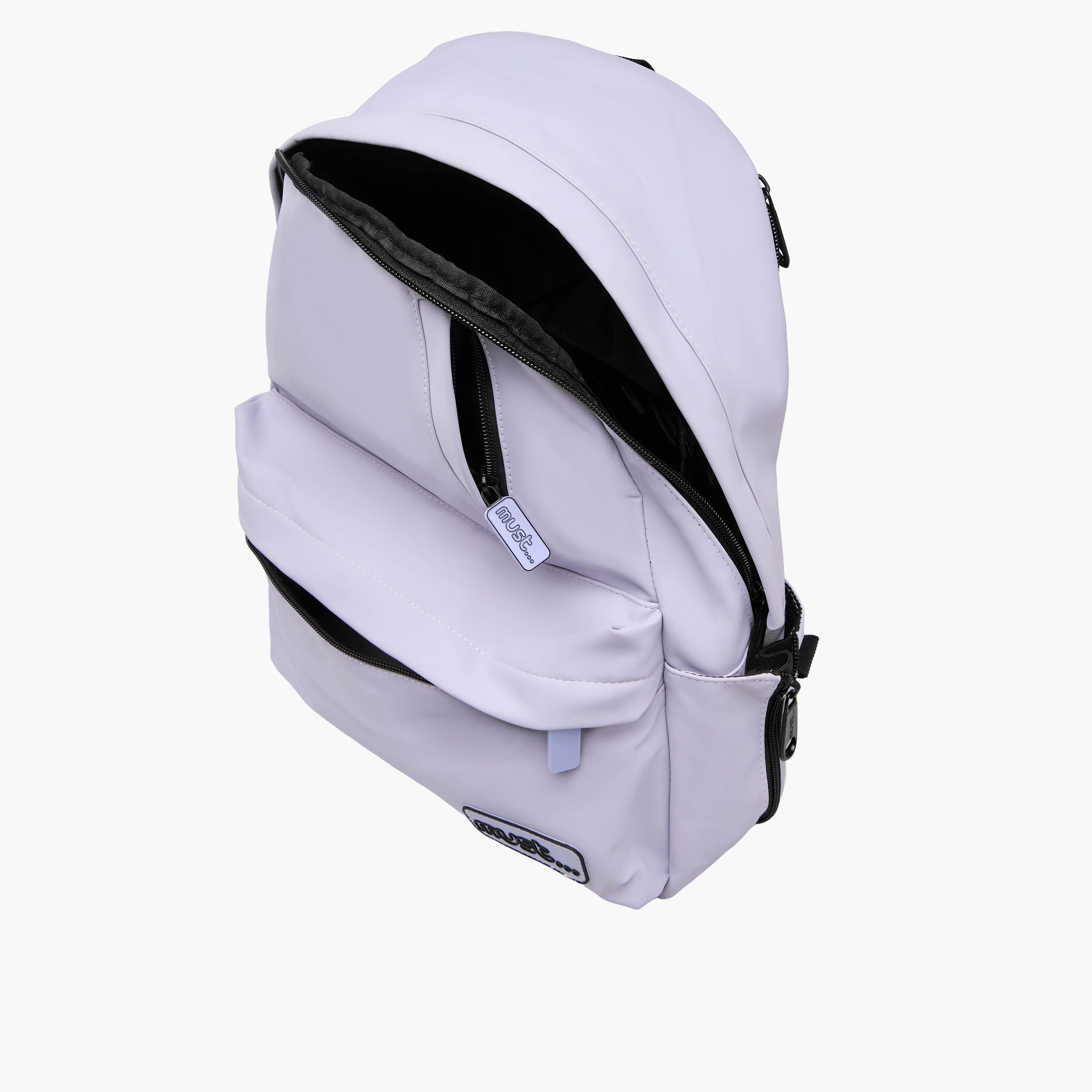 Must Solid 16 Inch Backpack with Adjustable Shoulder Straps and Zip Closure - 32x17x42 cms-school-bagsandbackpacks-backpacks-image-8