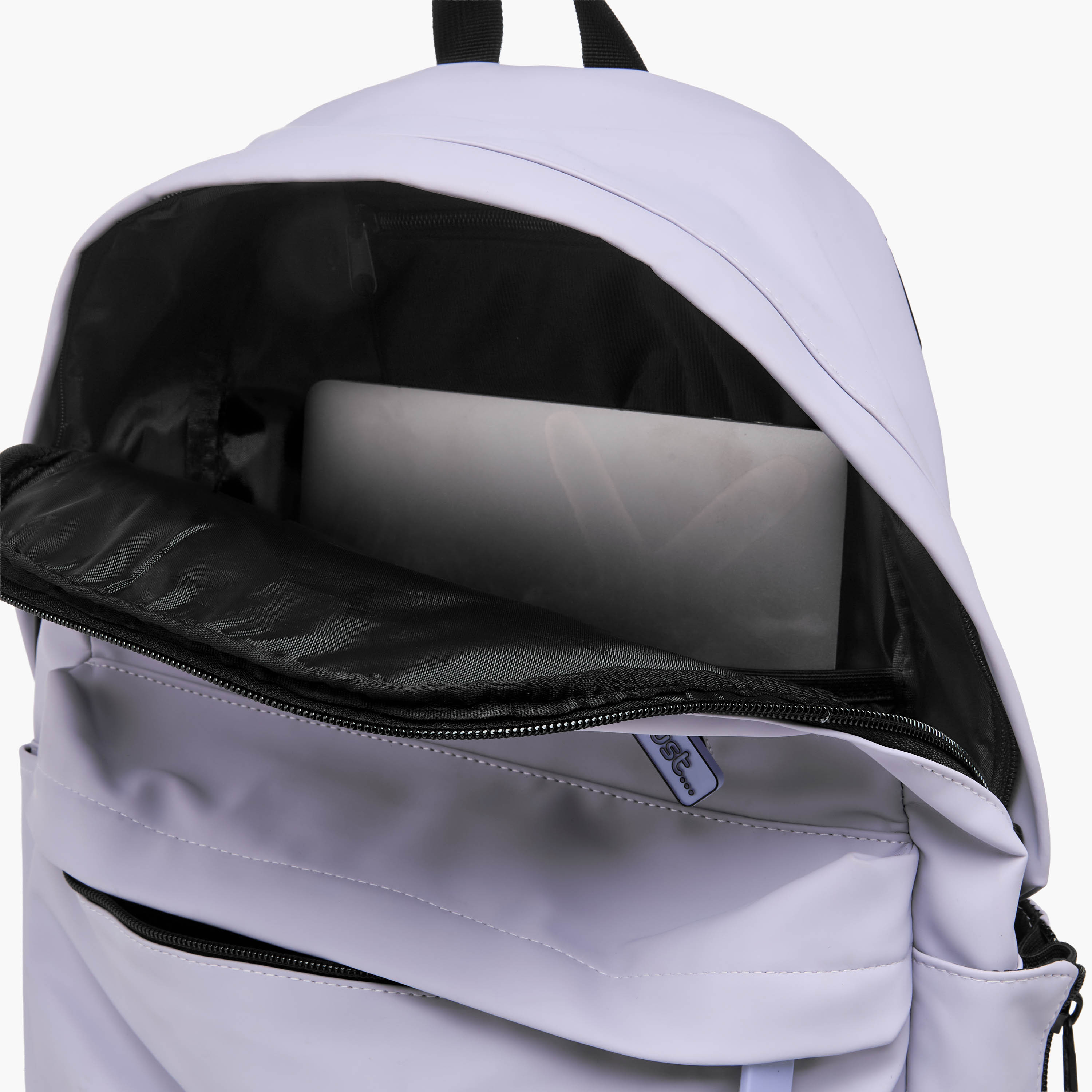 Must Solid 16 Inch Backpack with Adjustable Shoulder Straps and Zip Closure - 32x17x42 cms-school-bagsandbackpacks-backpacks-image-9
