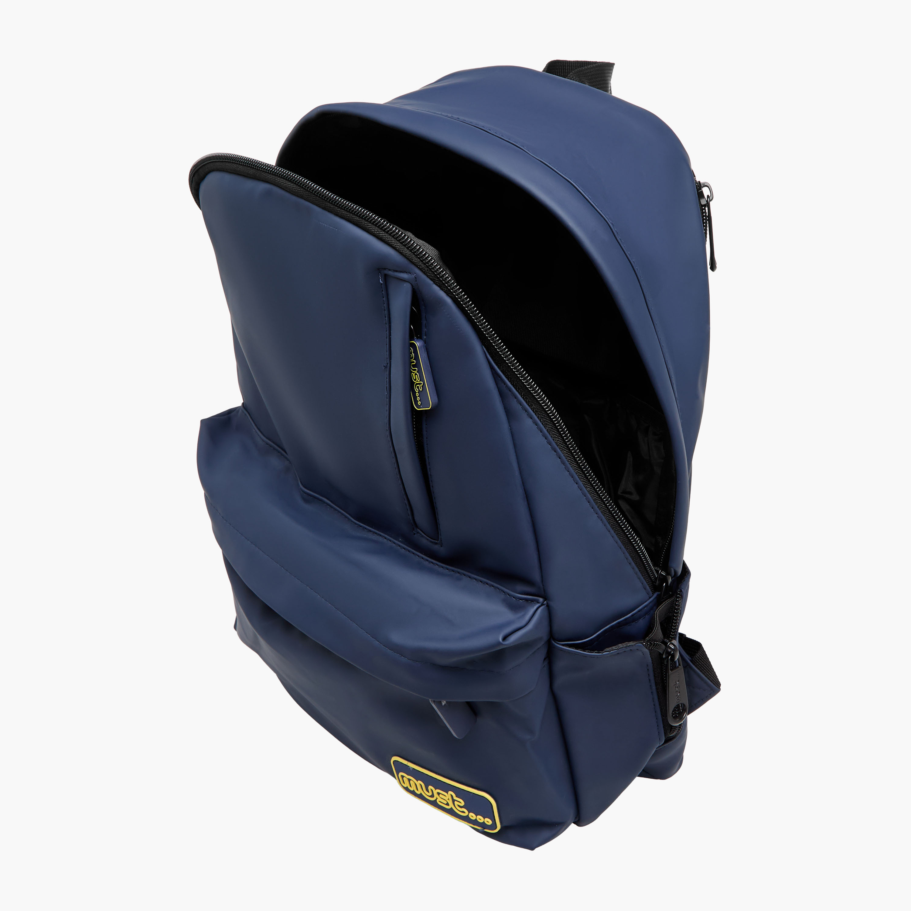 Must Solid 16 Inch Backpack with Adjustable Shoulder Straps and Zip Closure - 32x17x42 cms-school-bagsandbackpacks-backpacks-image-8