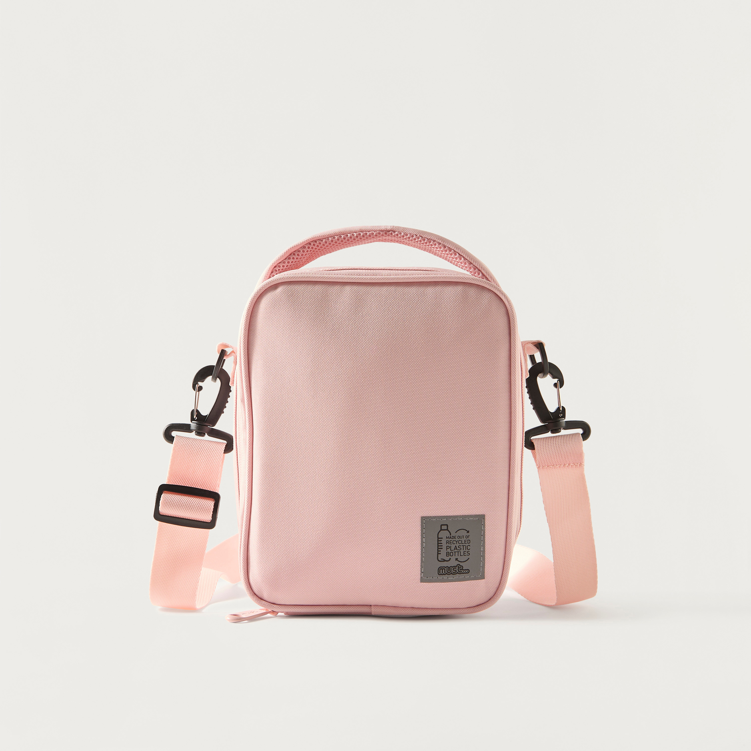 Must Solid Lunch Bag with Adjustable Strap and Top Handle-school-lunchessentials-lunchbags-image-1