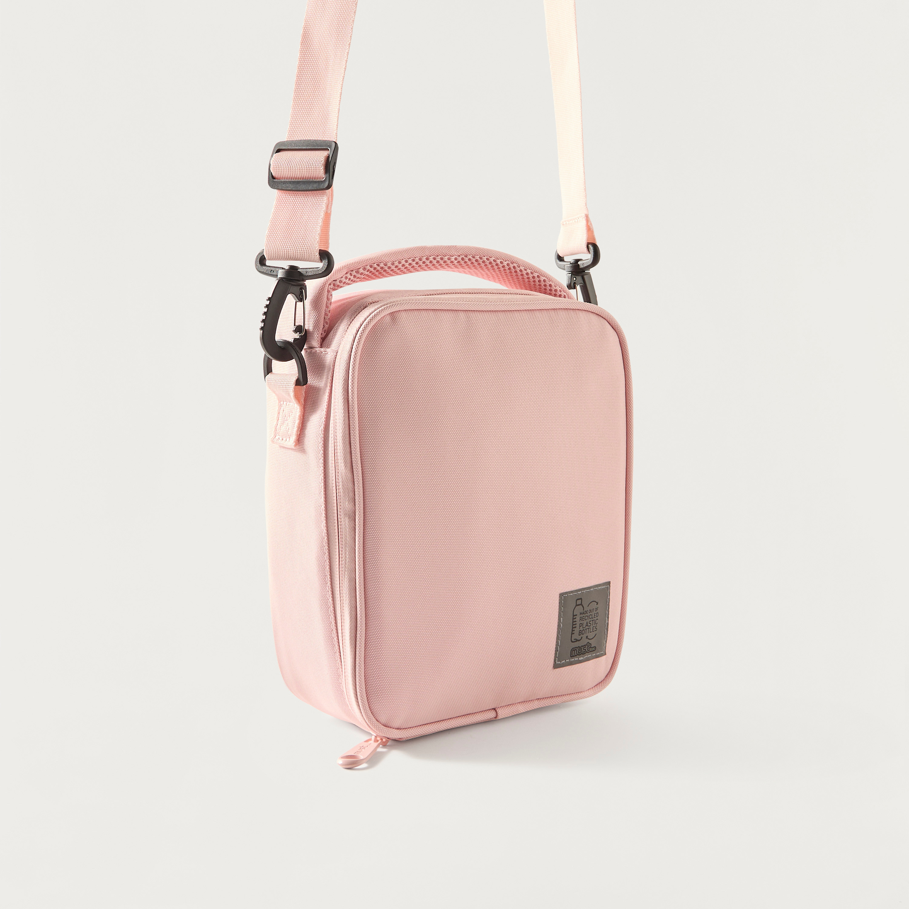 Must Solid Lunch Bag with Adjustable Strap and Top Handle-school-lunchessentials-lunchbags-image-2