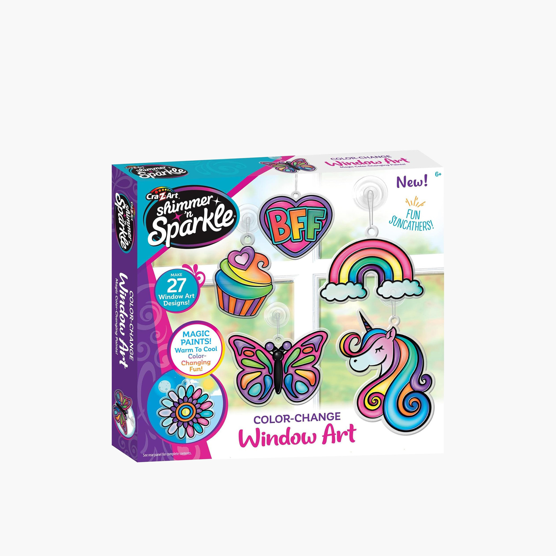 Shimmer N Sparkle Colour Change Window Art Playset-school-artsandcrafts-image-1