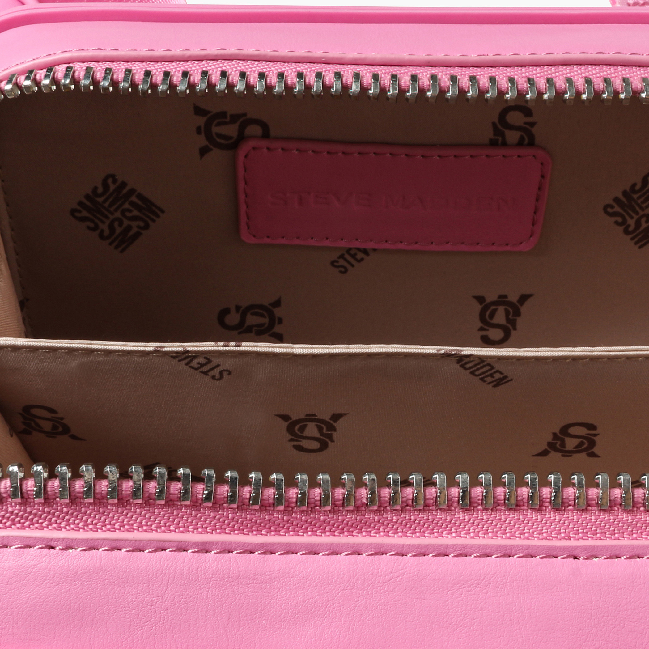 Shop Steve Madden Solid Crossbody Bag with Detachable Strap