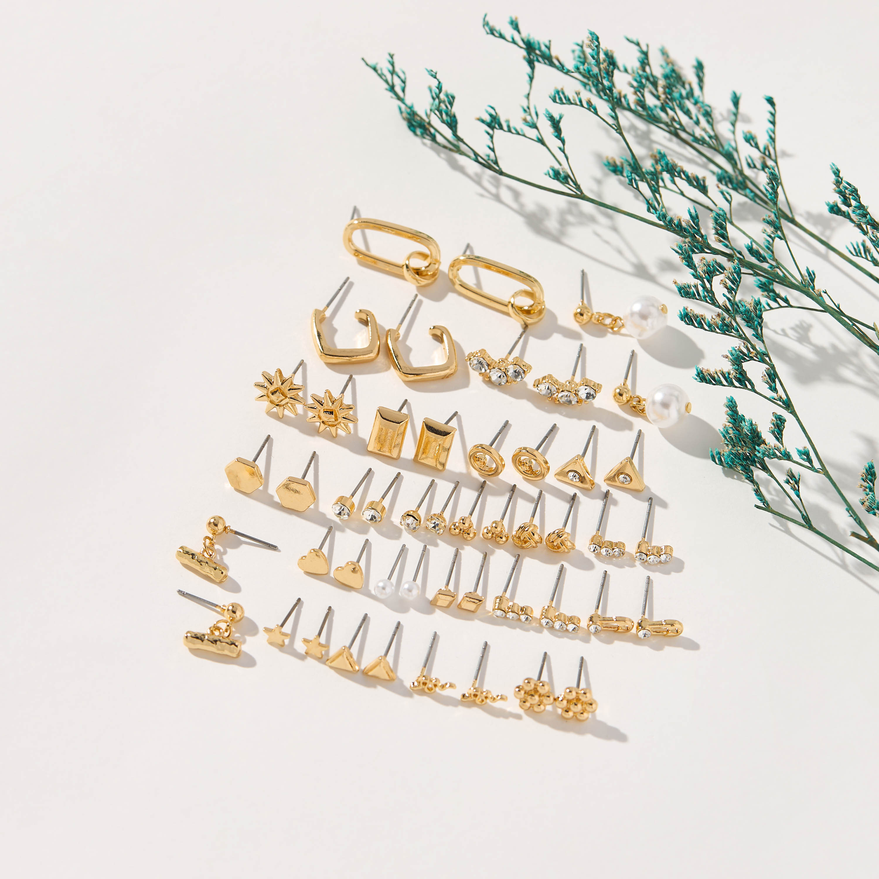 Mistotes Assorted Earrings with Pushback Closure - Set of 25-women-watchesandjewellery-jewellery-earrings-image-1