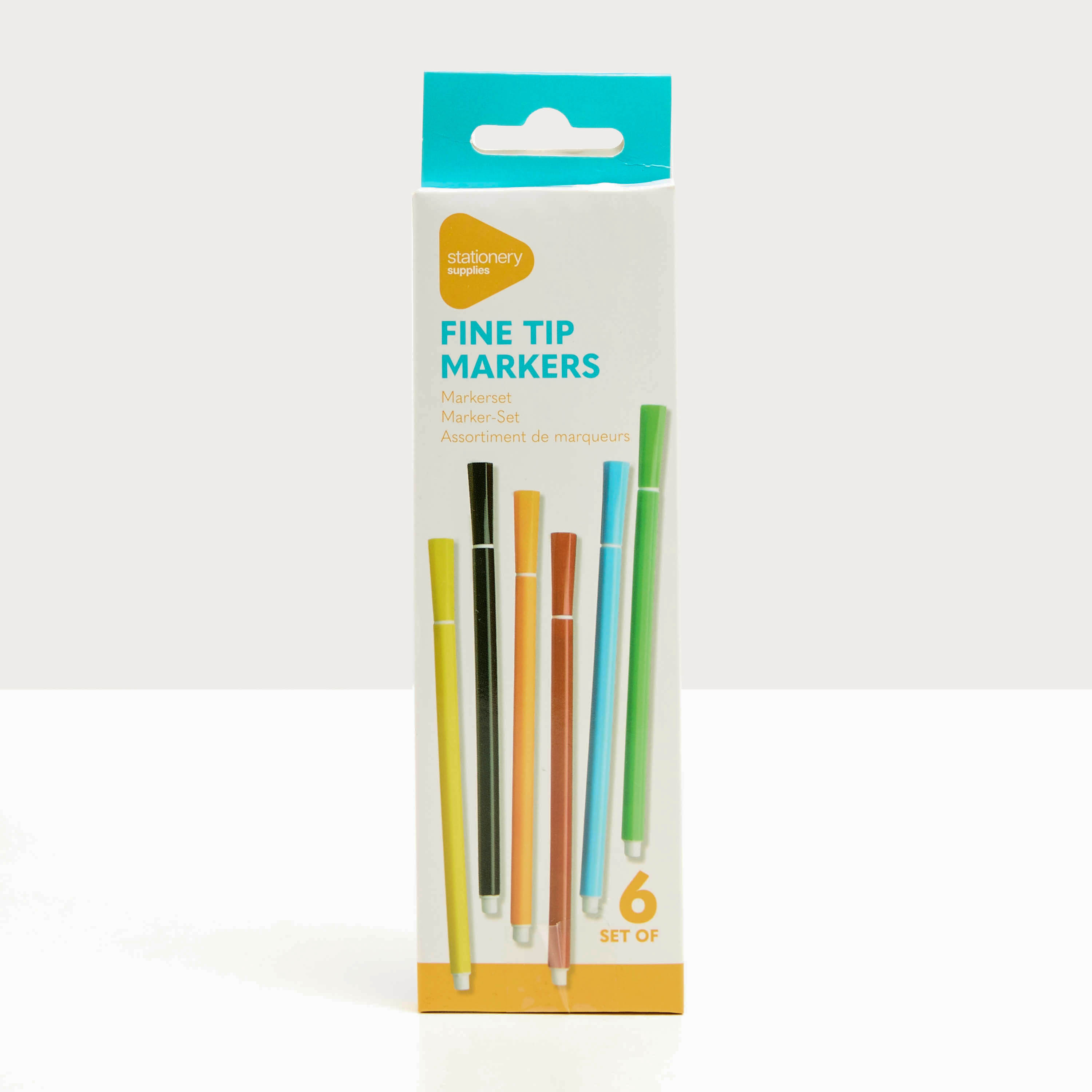Findz Assorted Fine Tip Marker - Set of 6-school-stationery-pensandpencils-image-4