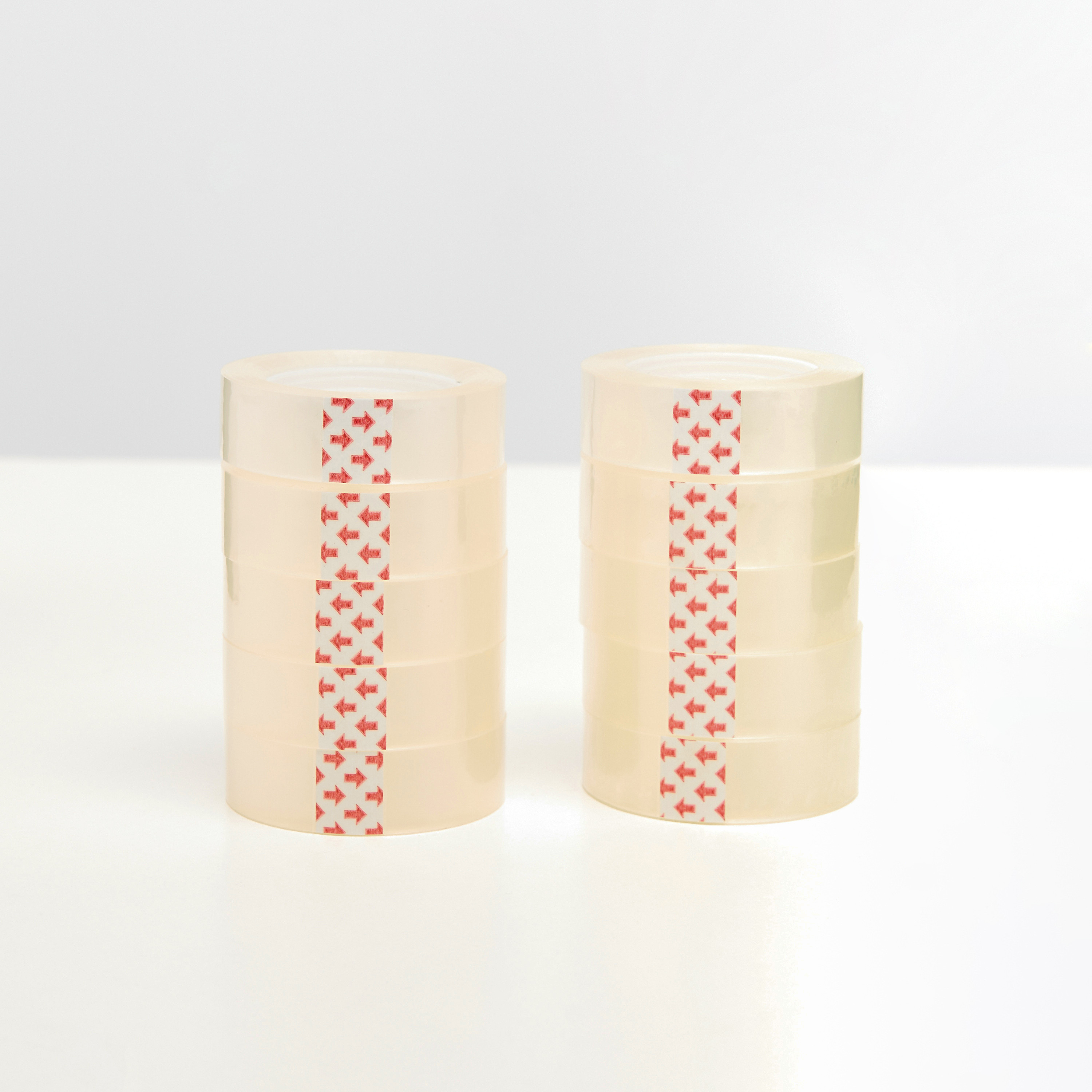Findz Transparent Adhesive Tape - Set of 10-school-stationery-accessories-image-1