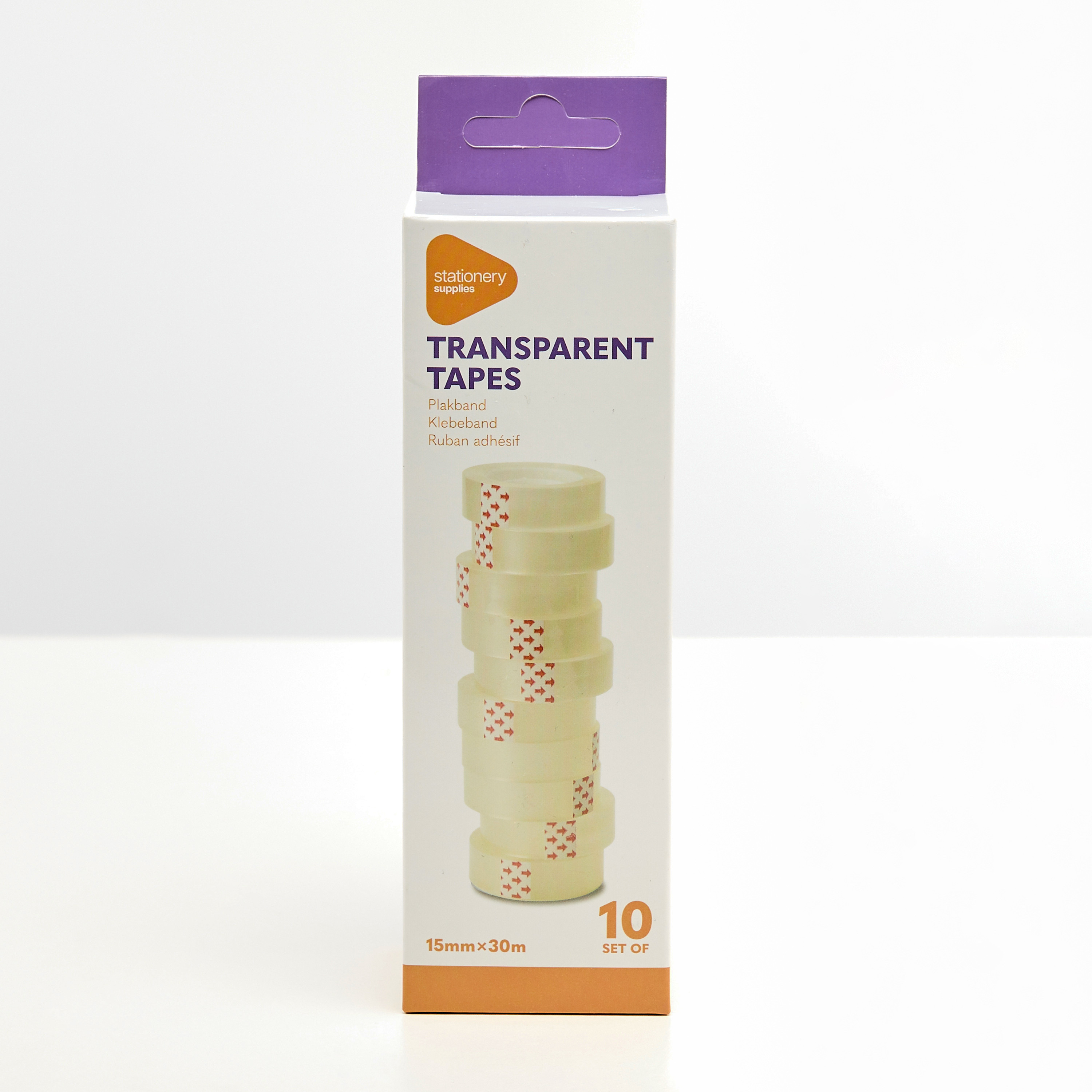 Findz Transparent Adhesive Tape - Set of 10-school-stationery-accessories-image-4