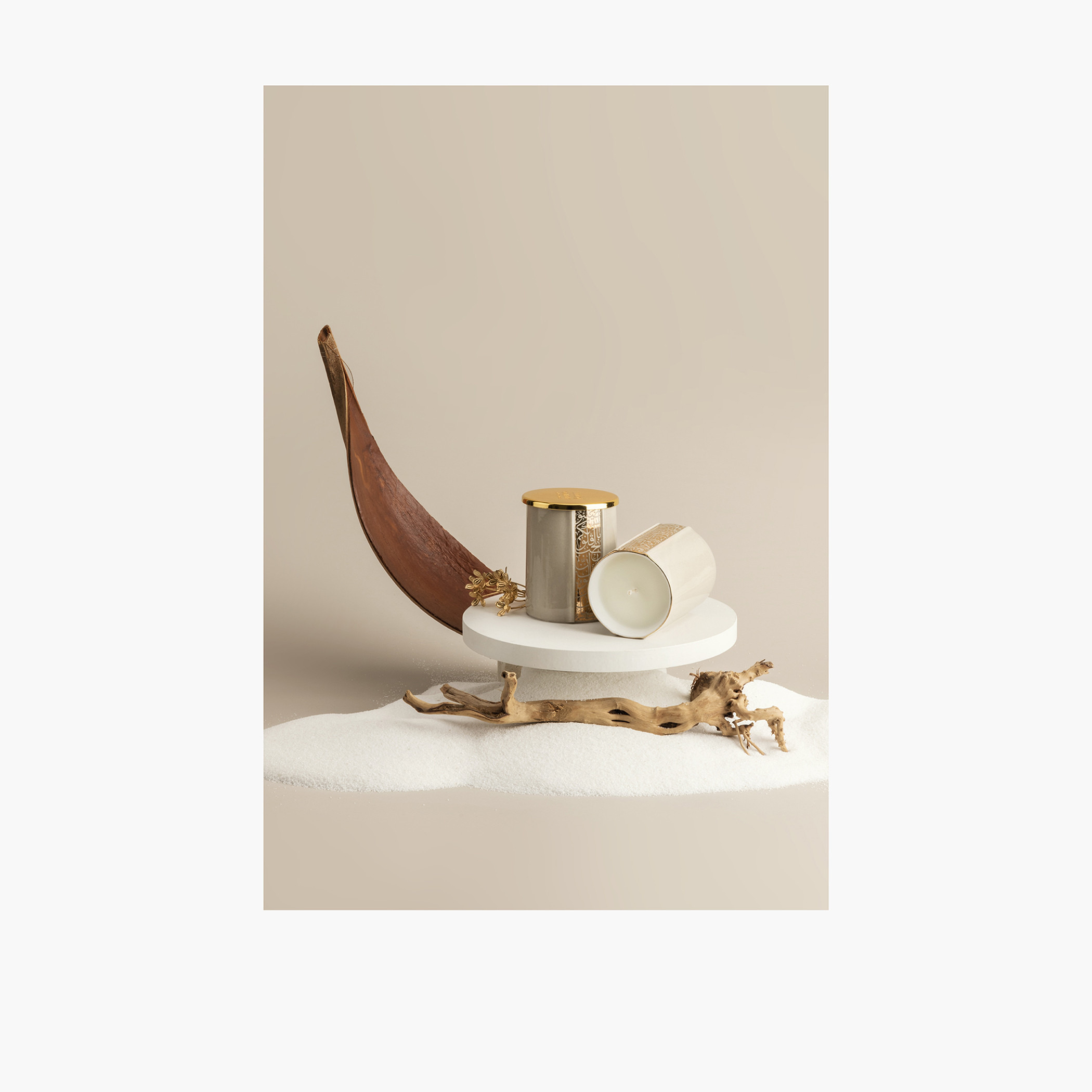 جرة شموع معطرة بورسلان بطبعات نور من أوتانتيك - 85 جرام-household-homefragrance-candles-image-3