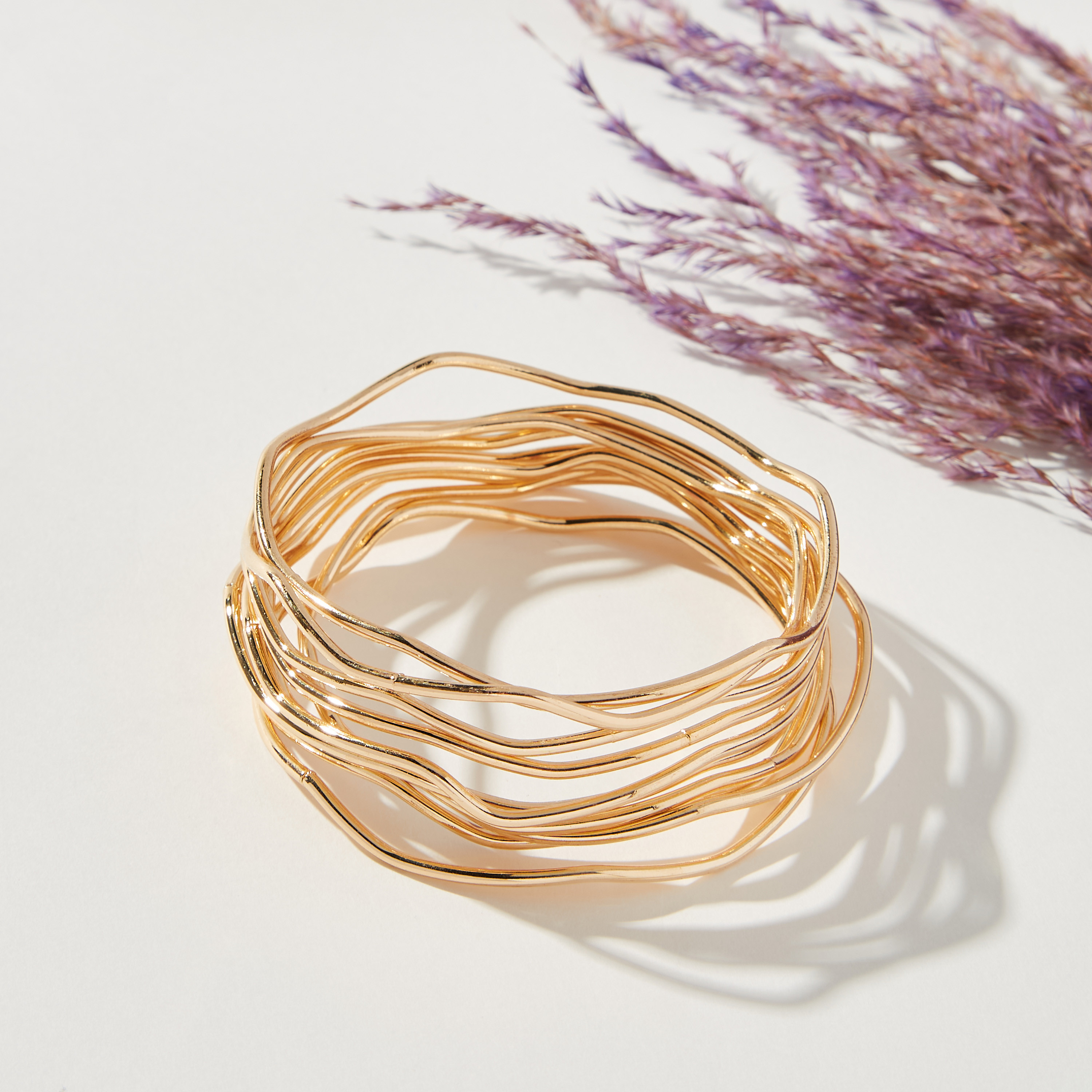 Metallic bangles online discount