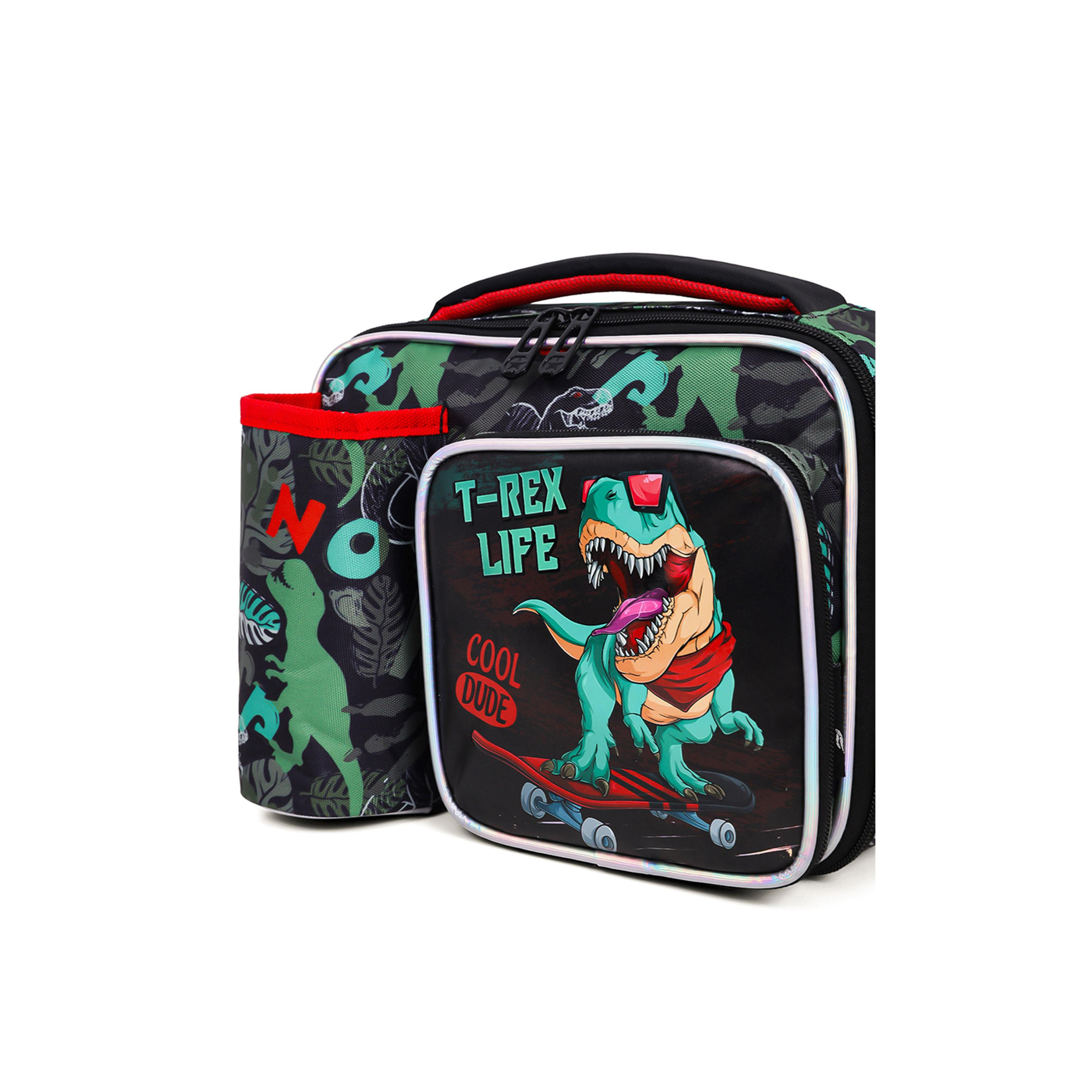 Eazy Kids Lunch Bag Dinosaur, Green-school-lunchessentials-lunchbags-image-3