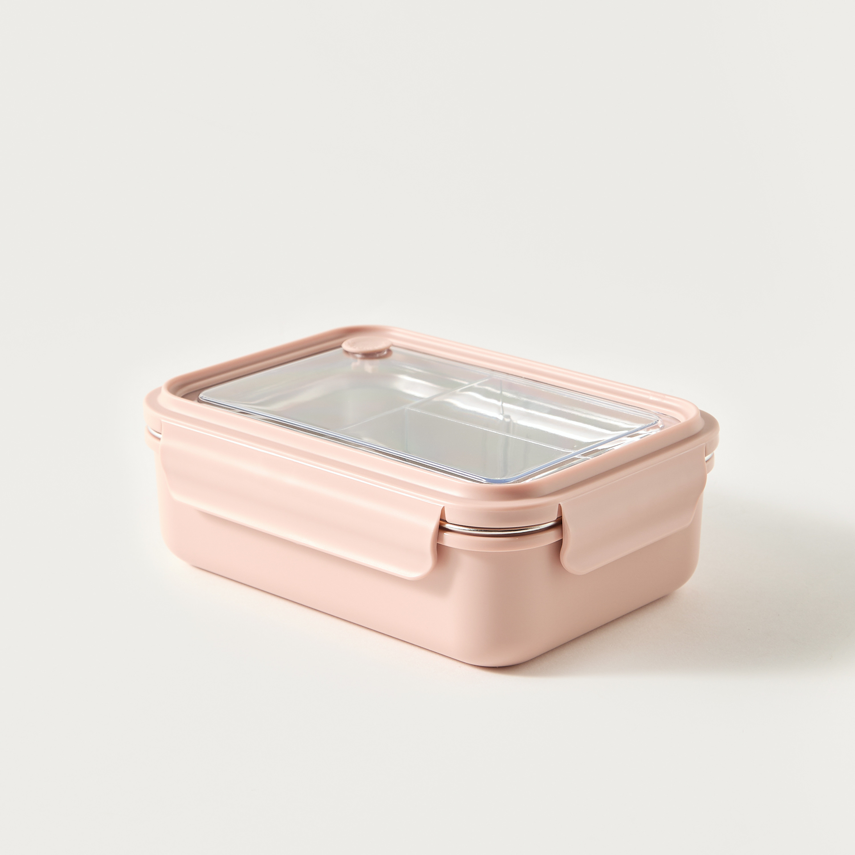 Solid Sectioned Lunch Box with Foldable Fork-school-lunchessentials-lunchboxes-image-1