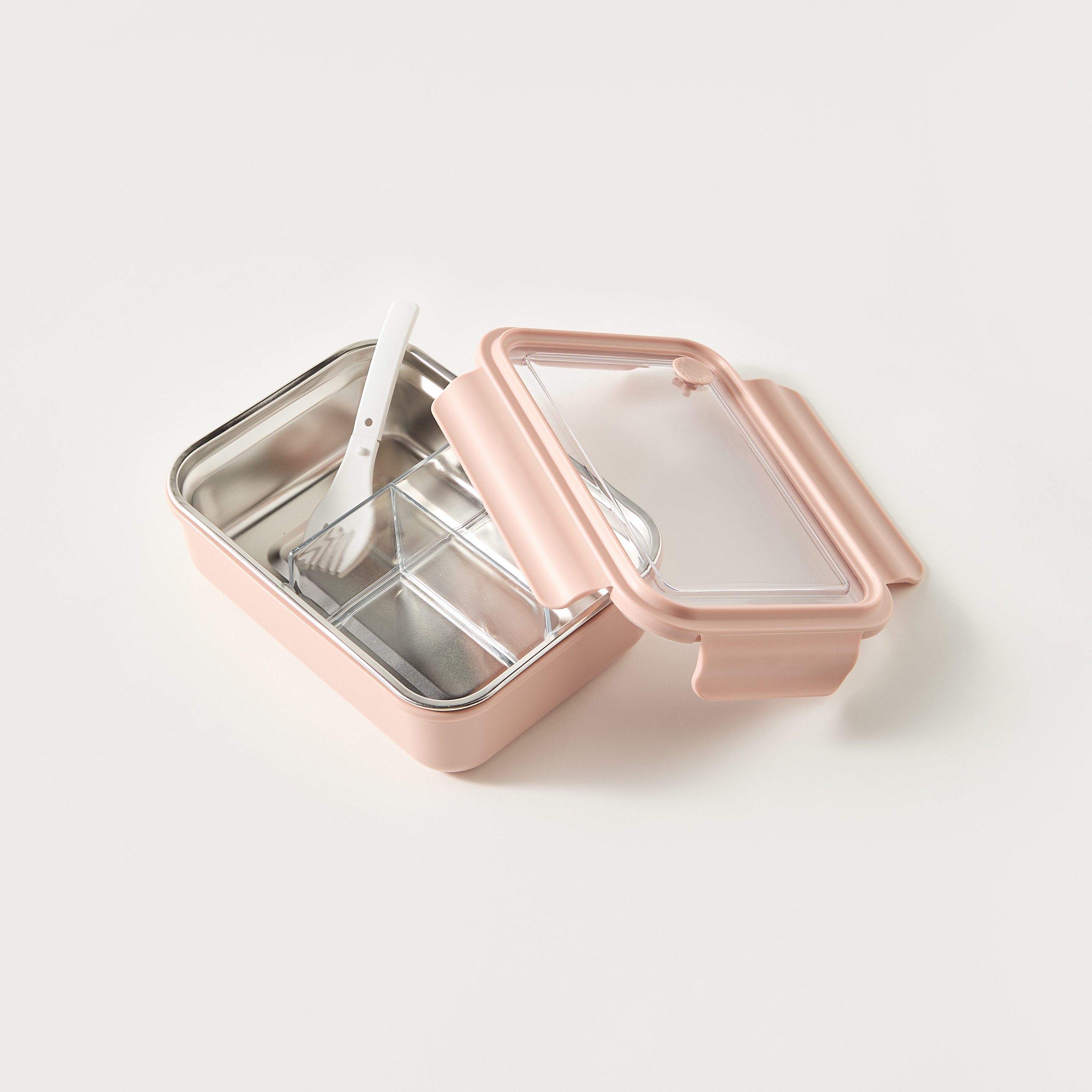 Solid Sectioned Lunch Box with Foldable Fork-school-lunchessentials-lunchboxes-image-2