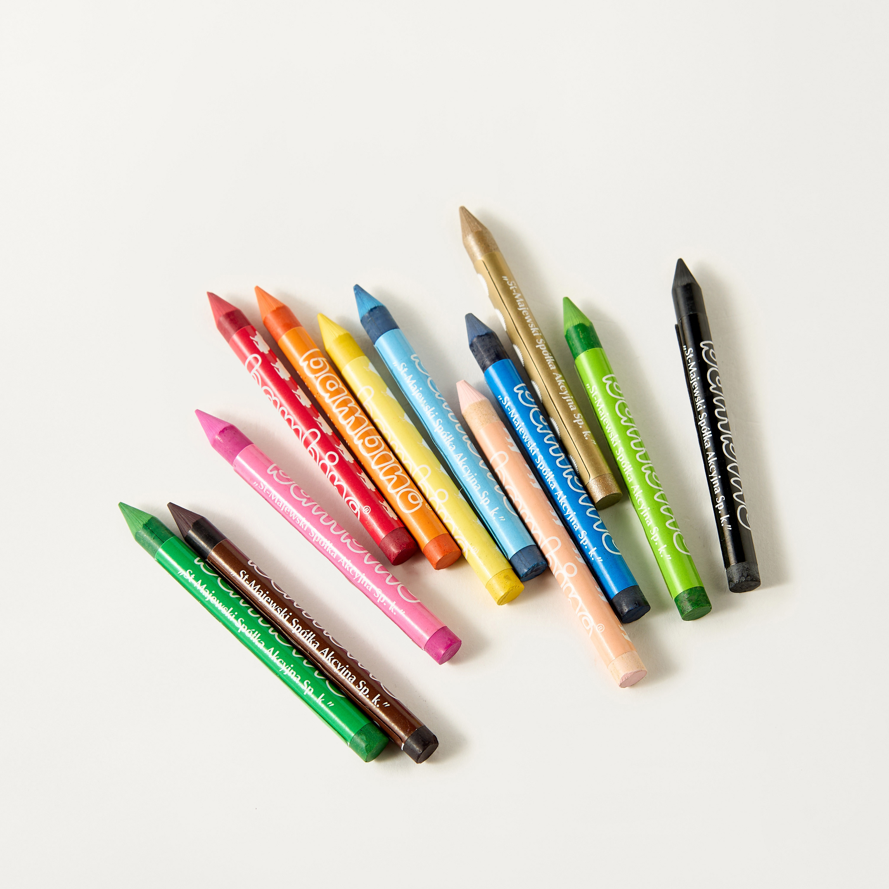 Bambino 12-Piece Wax Crayon Pencil Set-school-stationery-pensandpencils-image-2