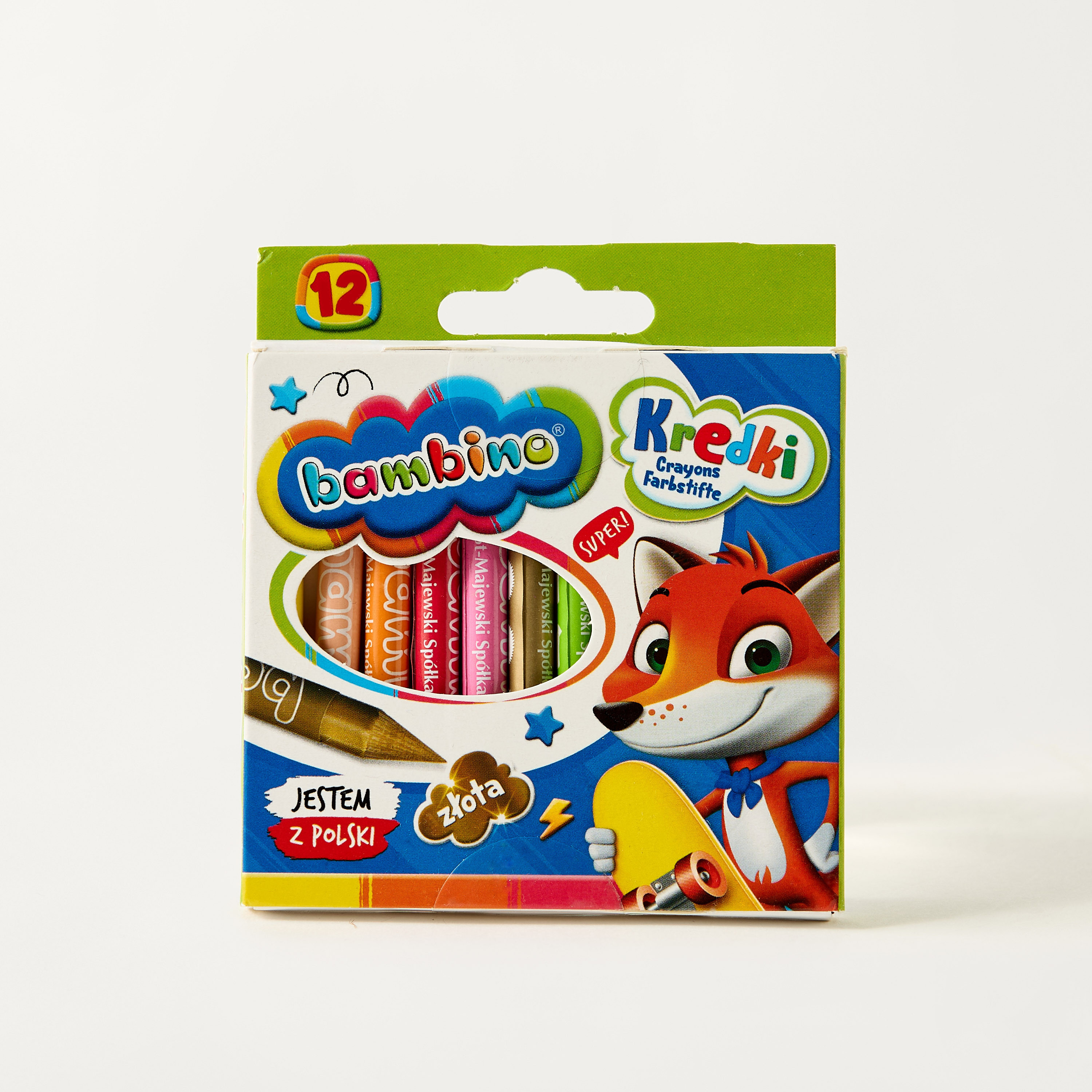 Bambino 12-Piece Wax Crayon Pencil Set-school-stationery-pensandpencils-image-5
