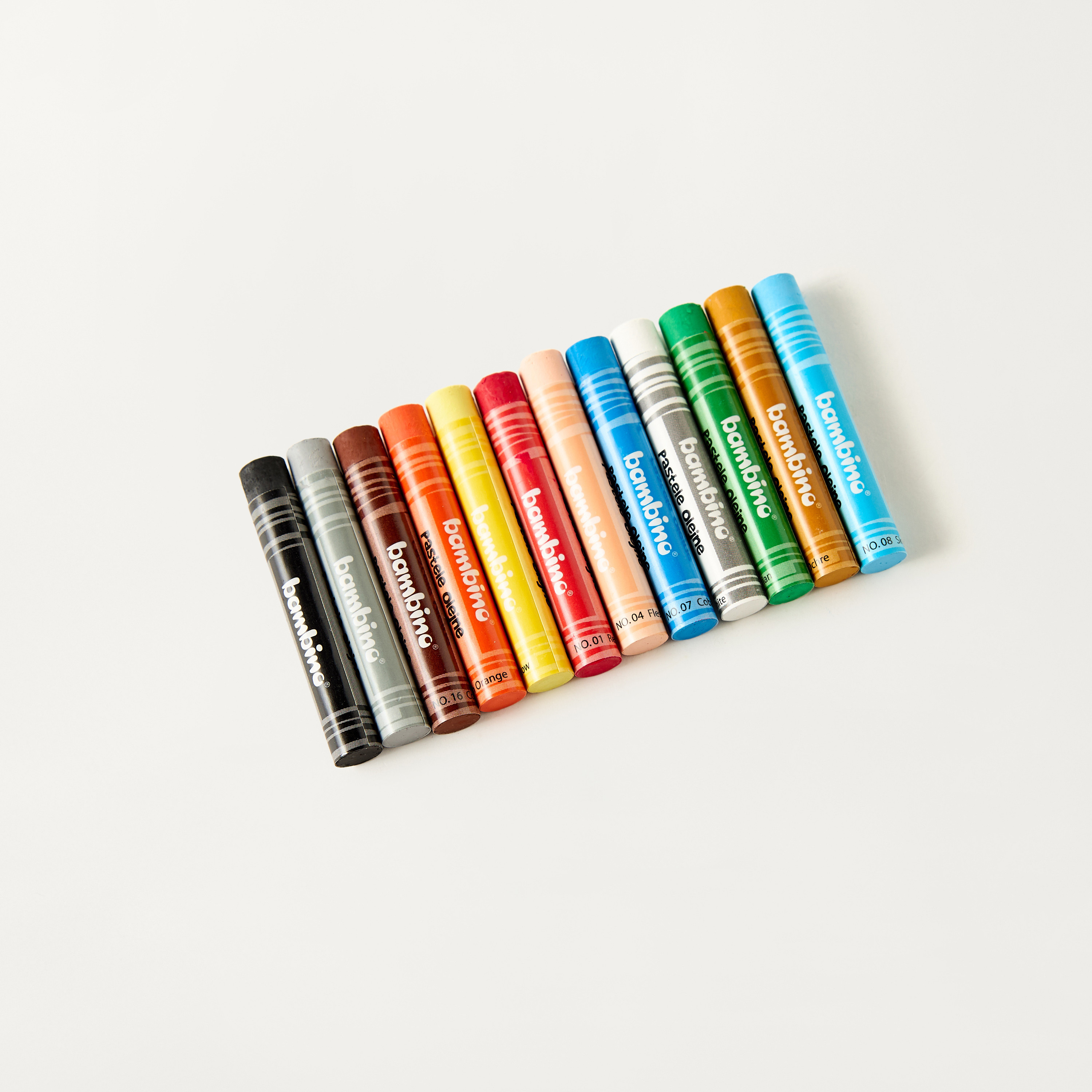 Bambino 12-Piece Oil Pastel Set-school-stationery-accessories-image-1