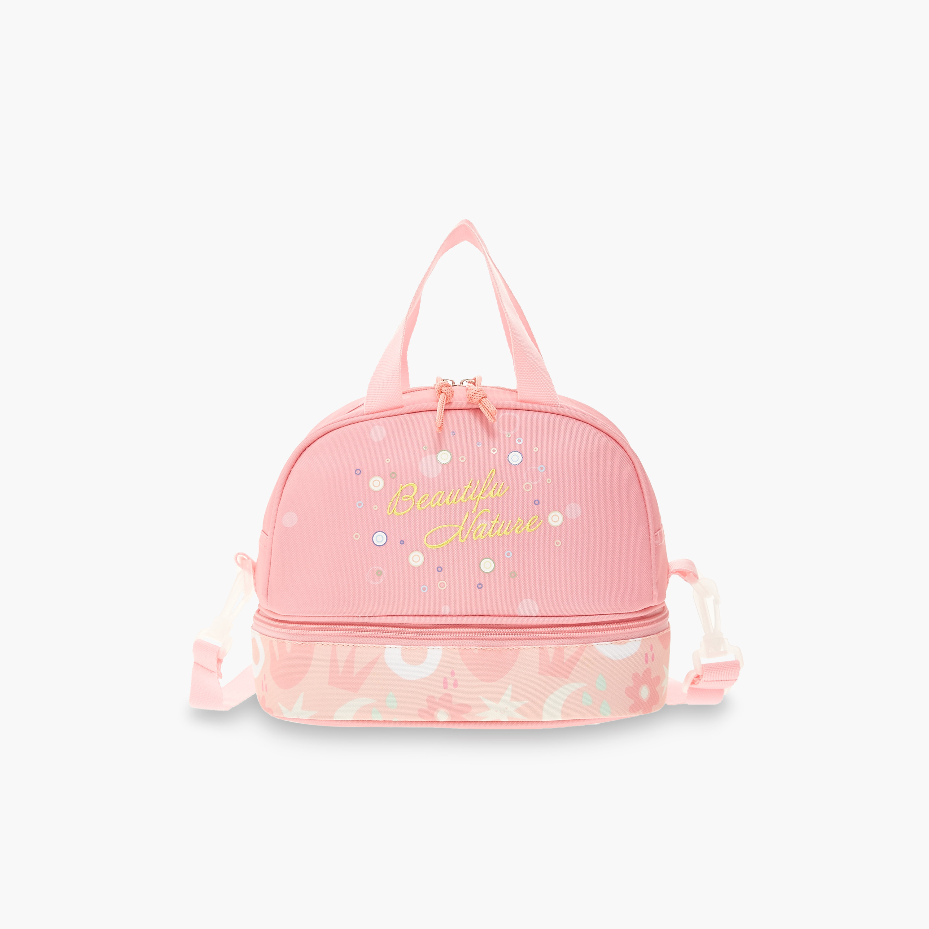 شنطة غداء بحزام قابل للفصل وسحاب إغلاق وطبعات من جونيورز-school-lunchessentials-lunchbags-image-1