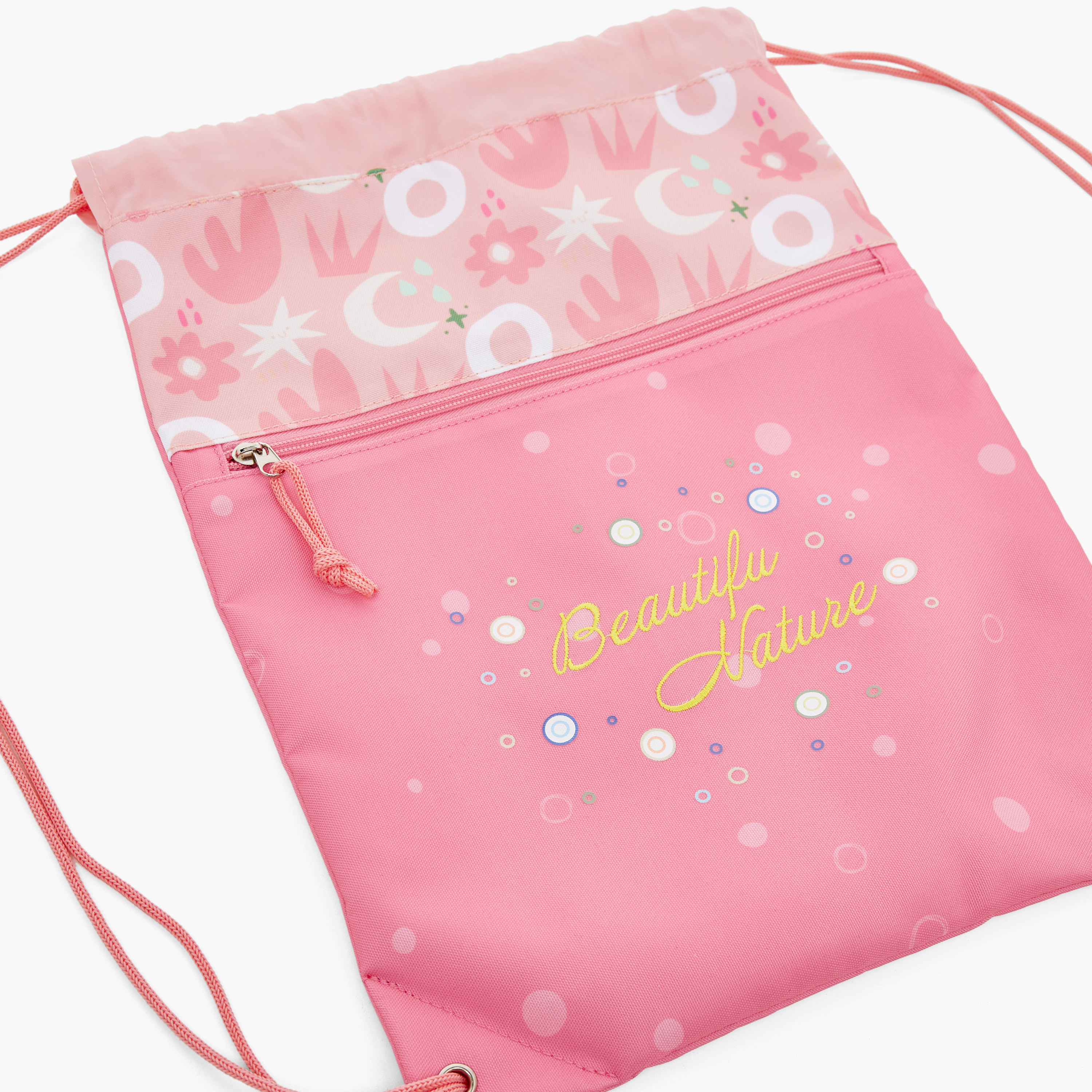 Juniors Floral Print Drawstring Bag-girls-accessories-bags-image-7