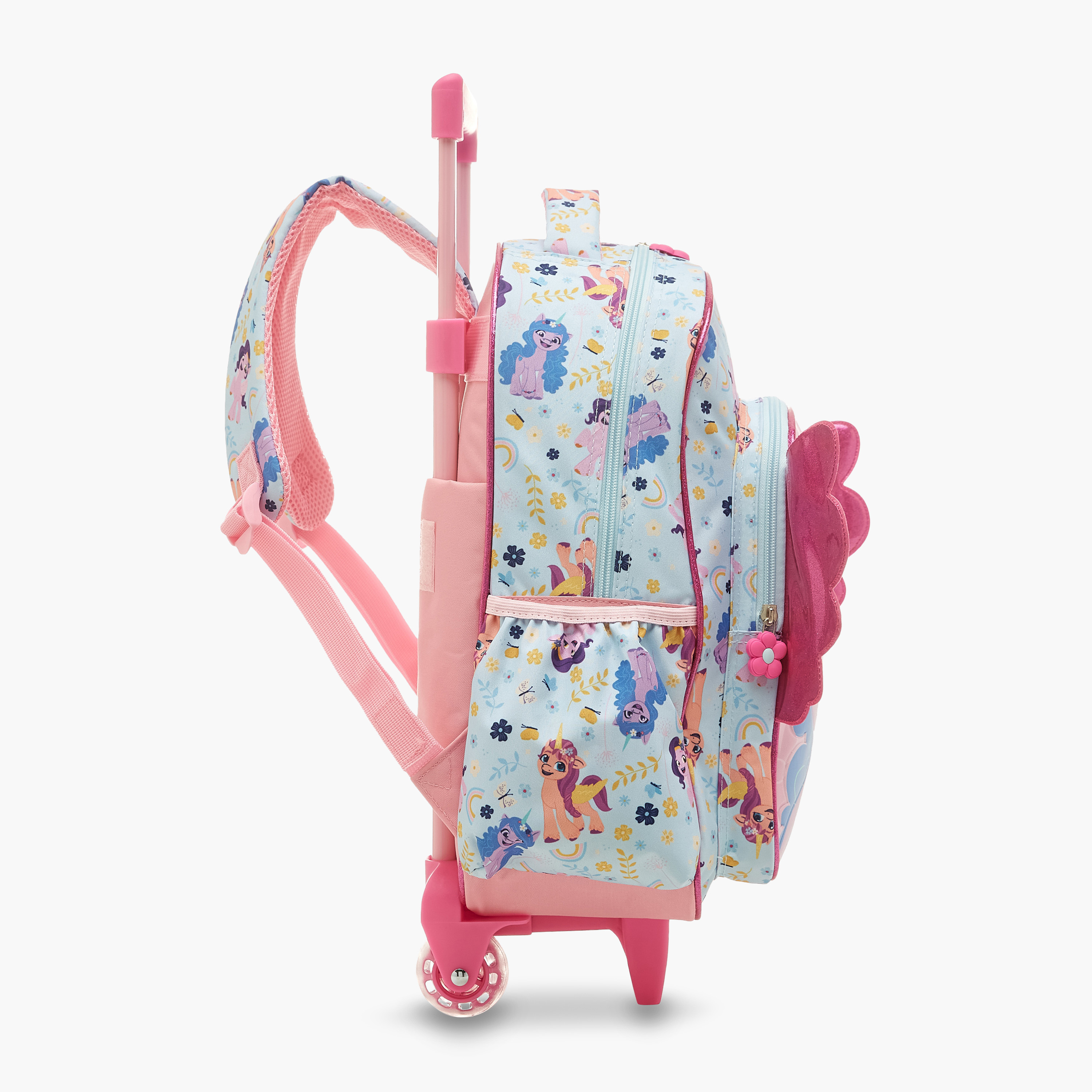 My Little Pony Print Trolley Backpack with Retractable Handle and Adjustable Straps -16 inches-school-bagsandbackpacks-trolleybags-image-5