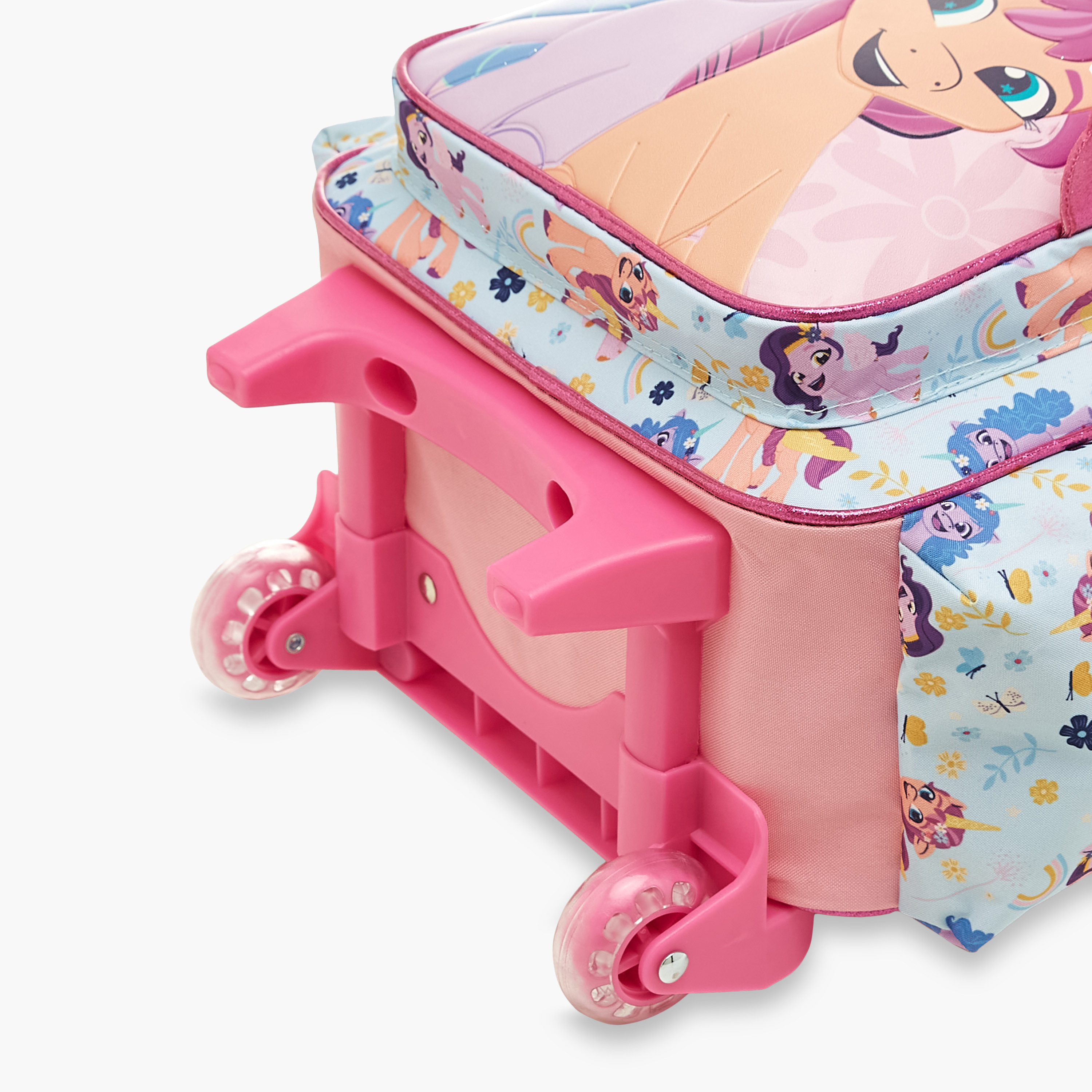 My Little Pony Print Trolley Backpack with Retractable Handle and Adjustable Straps -16 inches-school-bagsandbackpacks-trolleybags-image-8